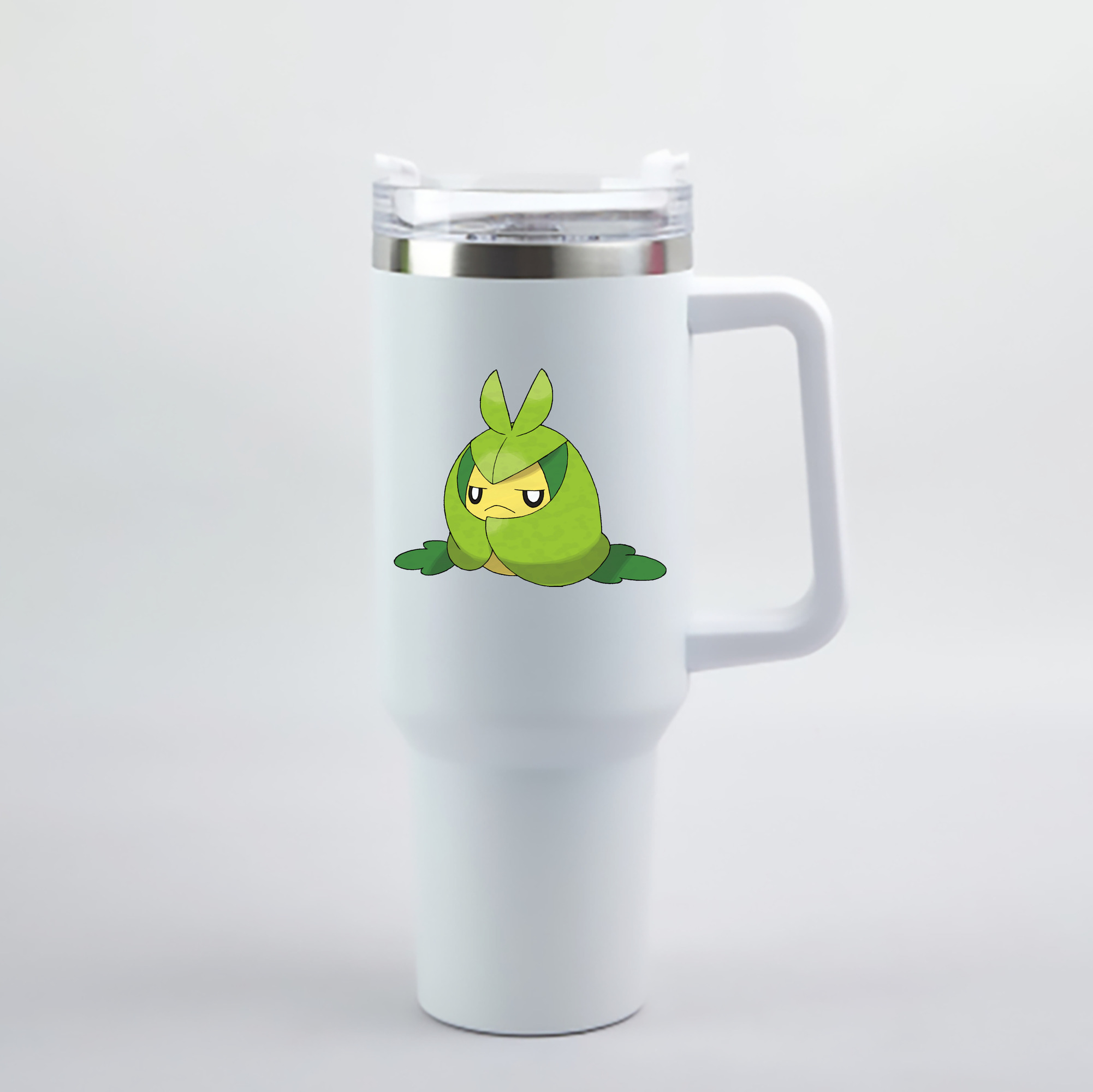 （画像用） ポケットモンスター Pokémon 1200mL車用タンブラー - クリスタルステッカー（プラスチックストロー付き）
