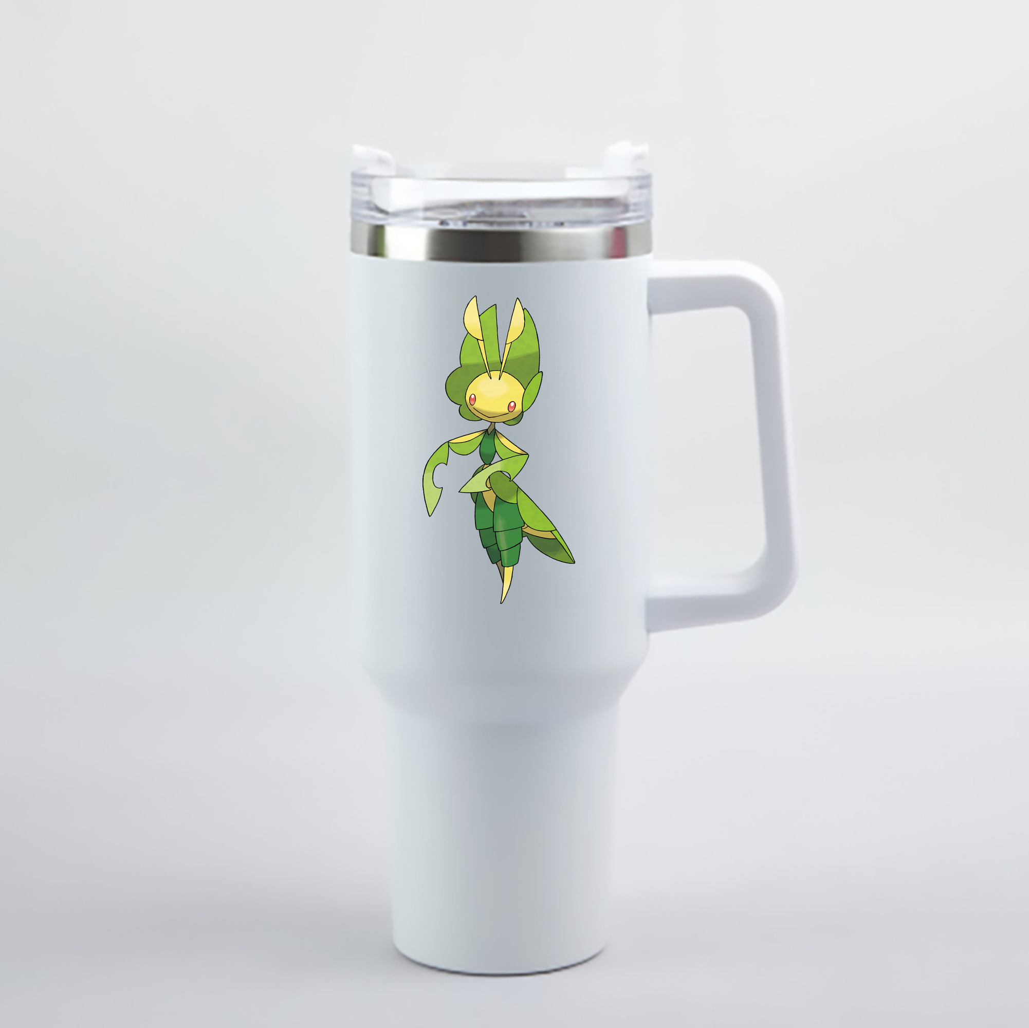 （画像用） ポケットモンスター Pokémon 1200mL車用タンブラー - クリスタルステッカー（プラスチックストロー付き）
