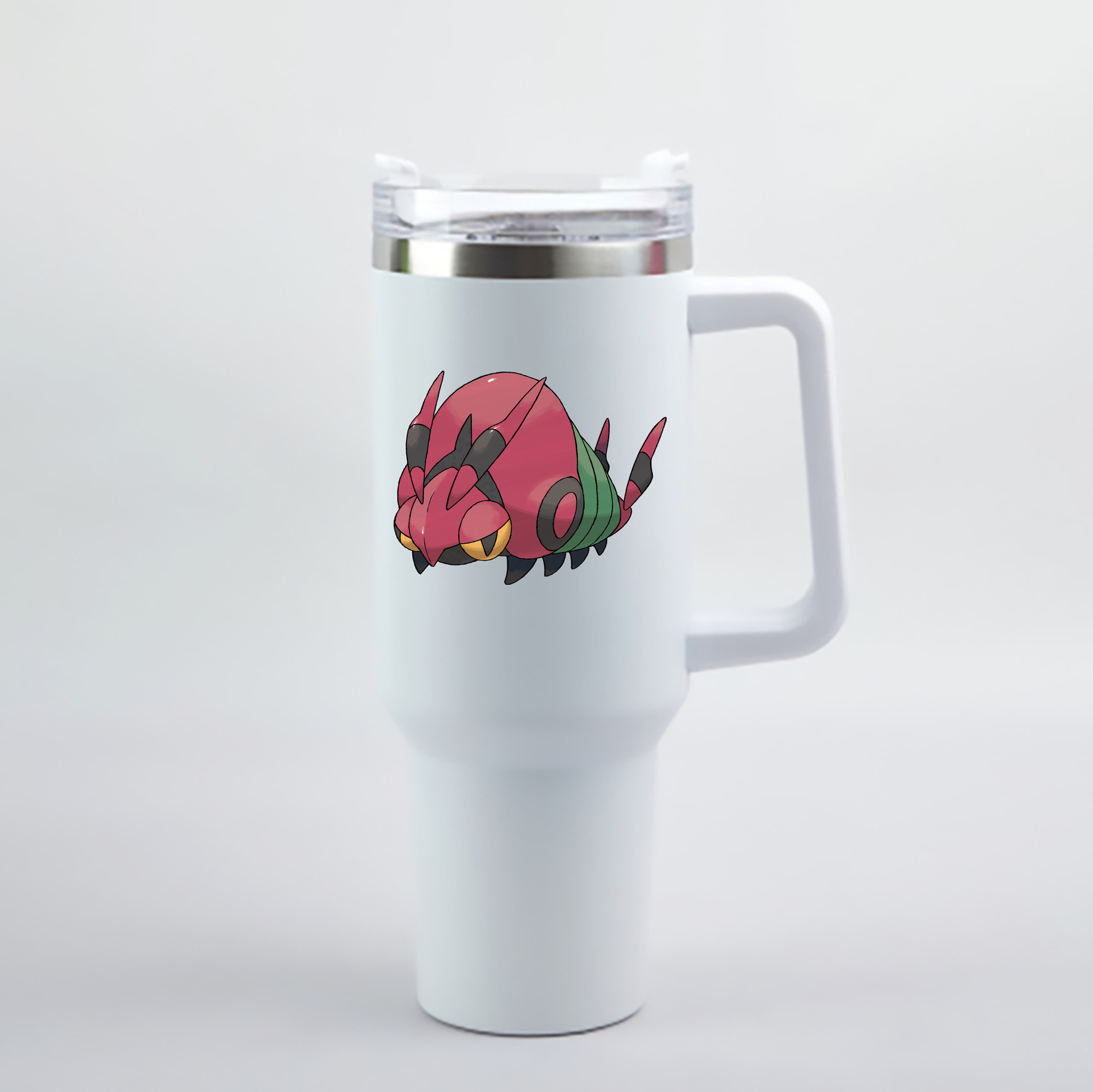 （画像用） ポケットモンスター Pokémon 1200mL車用タンブラー - クリスタルステッカー（プラスチックストロー付き）