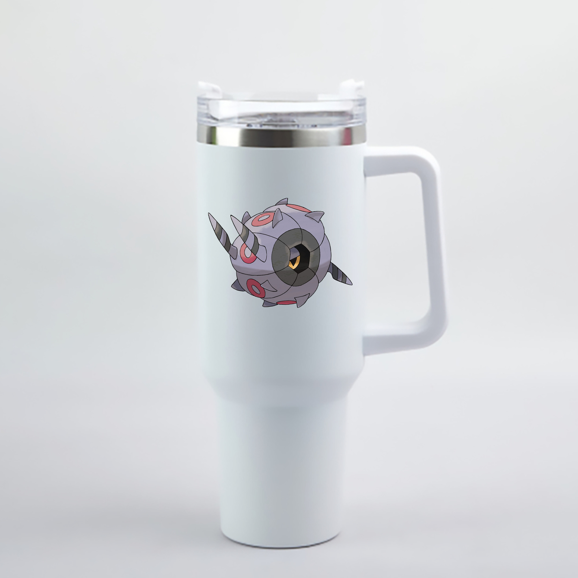 （画像用） ポケットモンスター Pokémon 1200mL車用タンブラー - クリスタルステッカー（プラスチックストロー付き）