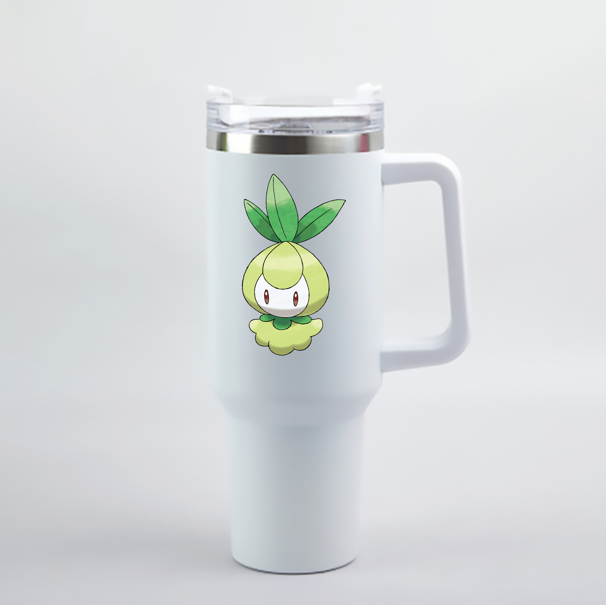 （画像用） ポケットモンスター Pokémon 1200mL車用タンブラー - クリスタルステッカー（プラスチックストロー付き）
