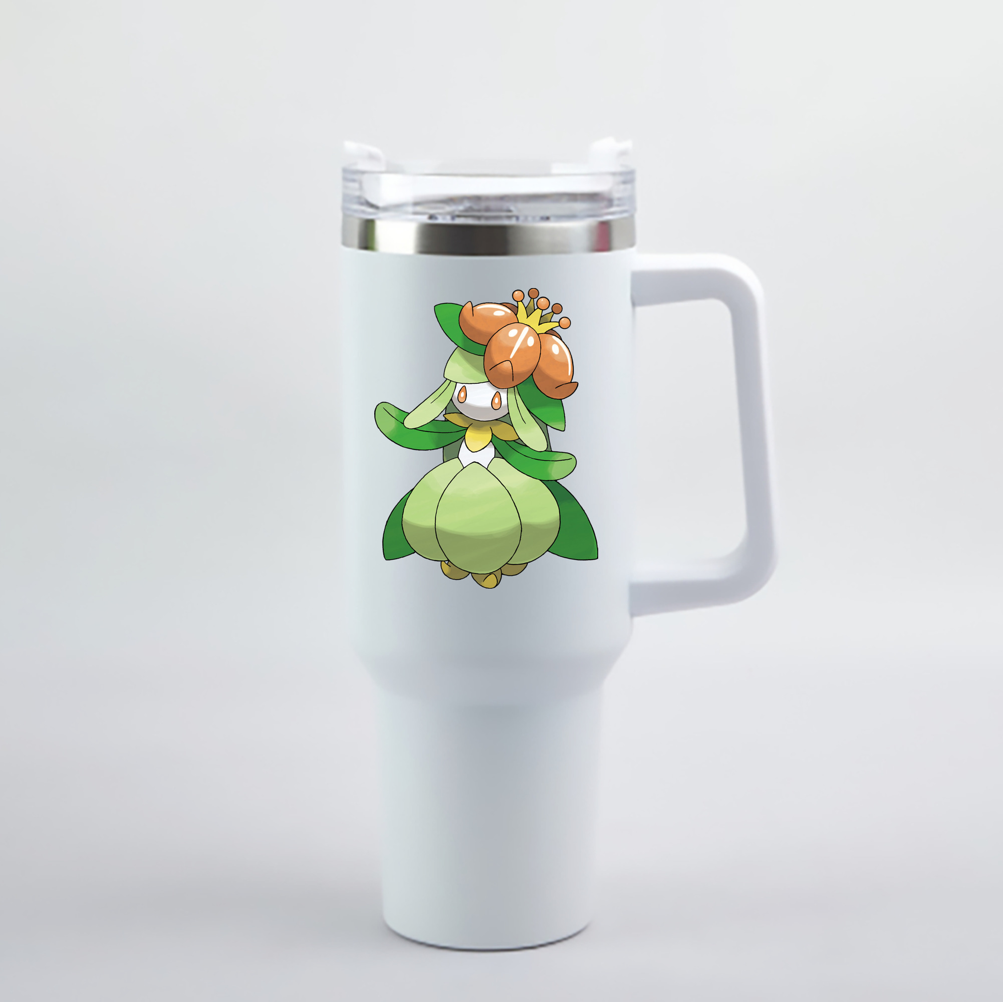 （画像用） ポケットモンスター Pokémon 1200mL車用タンブラー - クリスタルステッカー（プラスチックストロー付き）