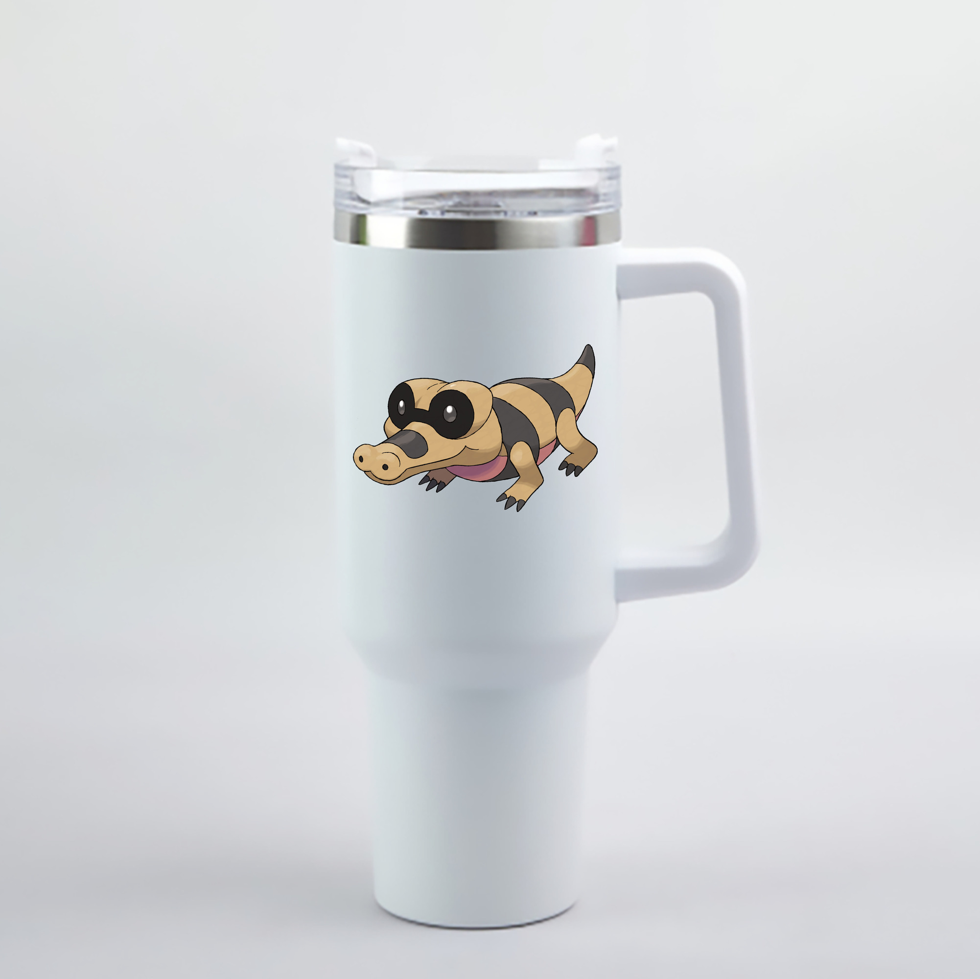 （画像用） ポケットモンスター Pokémon 1200mL車用タンブラー - クリスタルステッカー（プラスチックストロー付き）