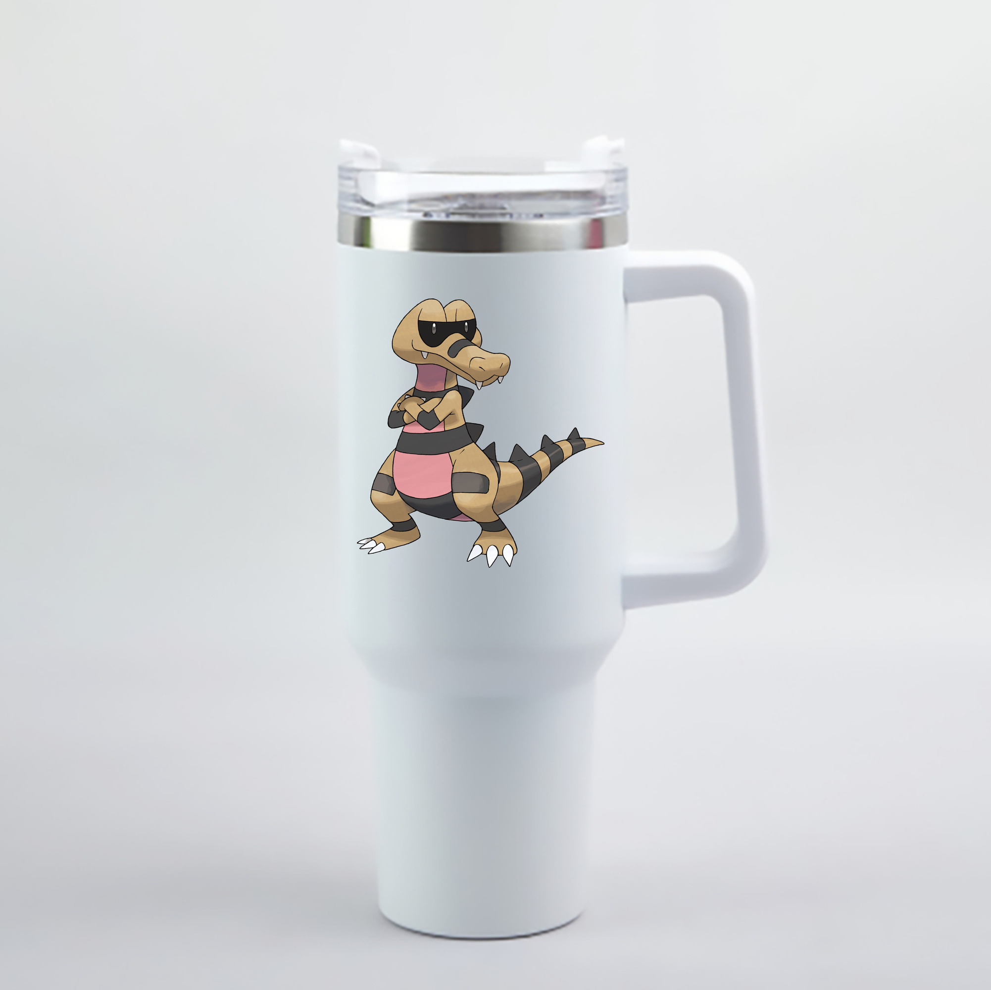 （画像用） ポケットモンスター Pokémon 1200mL車用タンブラー - クリスタルステッカー（プラスチックストロー付き）