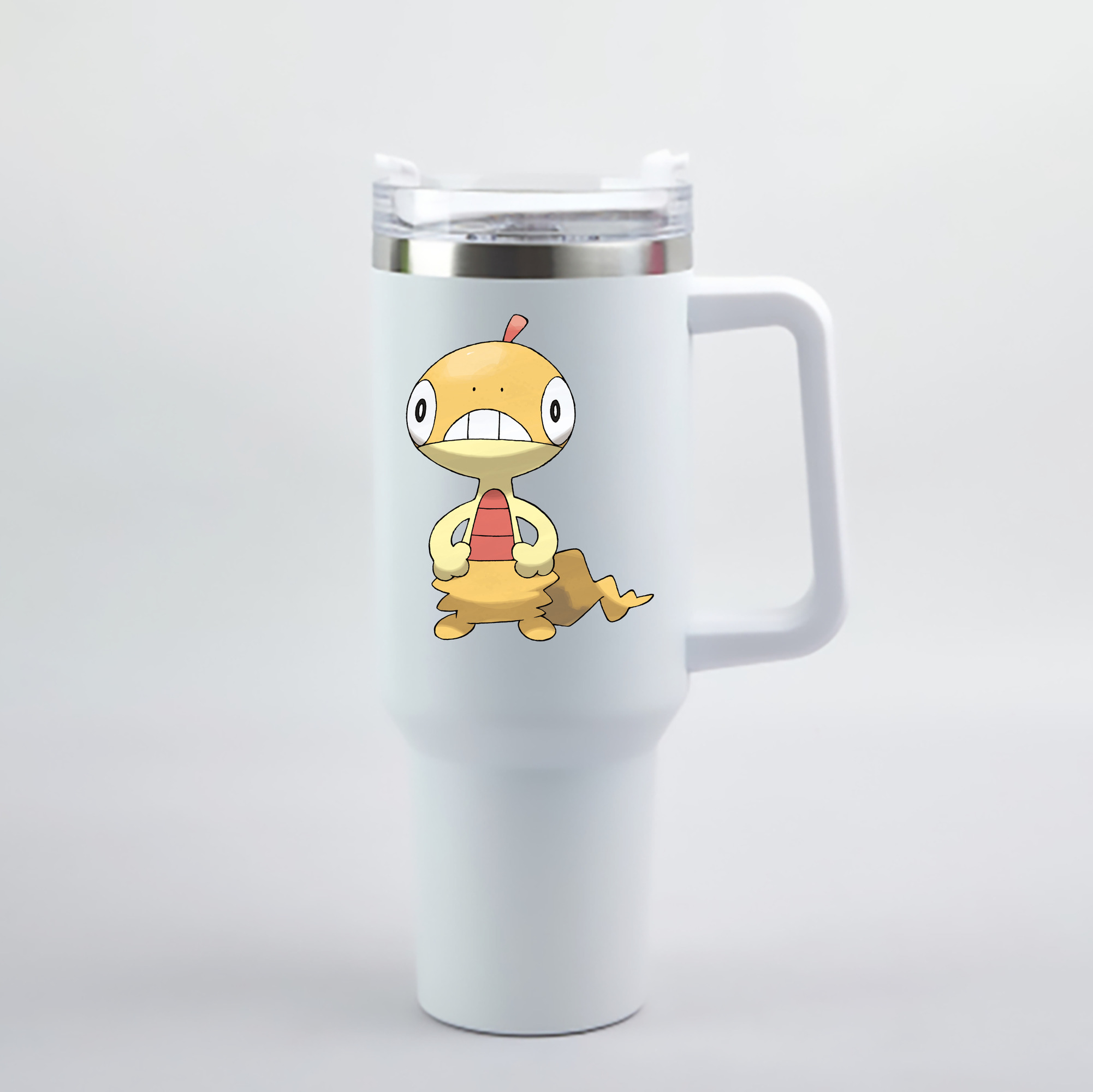 （画像用） ポケットモンスター Pokémon 1200mL車用タンブラー - クリスタルステッカー（プラスチックストロー付き）