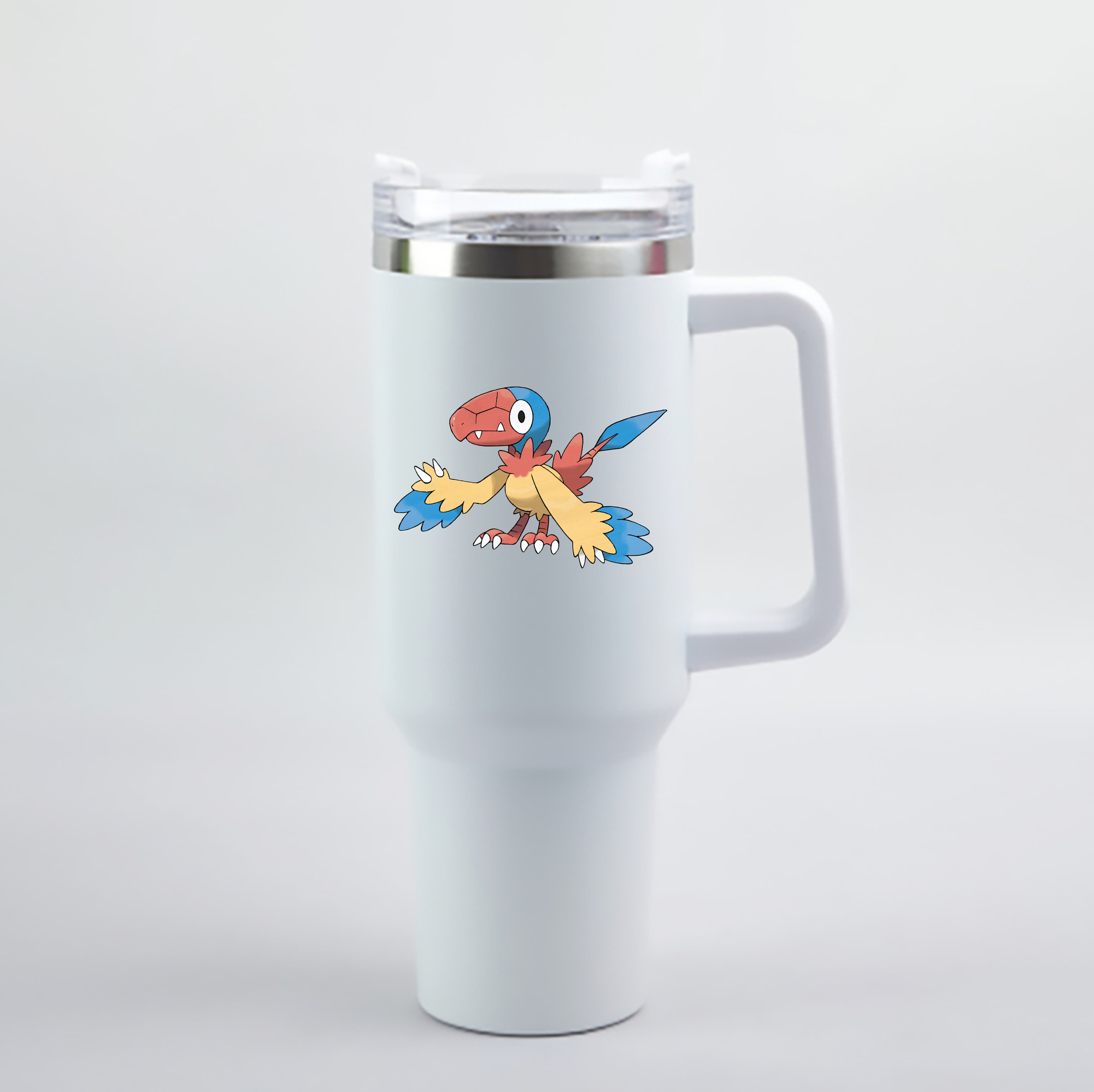 （画像用） ポケットモンスター Pokémon 1200mL車用タンブラー - クリスタルステッカー（プラスチックストロー付き）