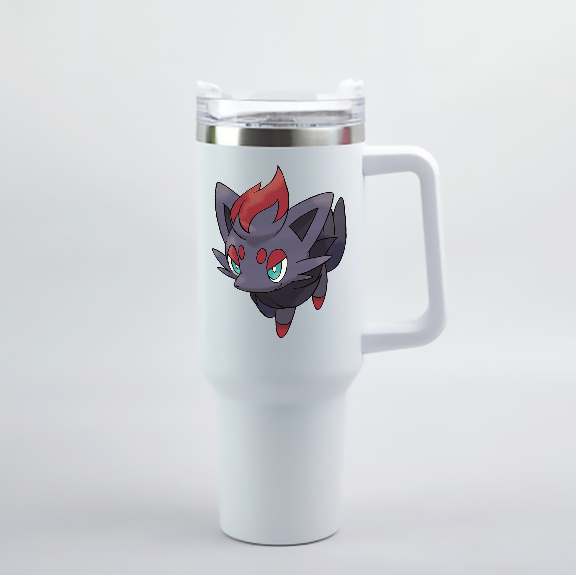 （画像用） ポケットモンスター Pokémon 1200mL車用タンブラー - クリスタルステッカー（プラスチックストロー付き）