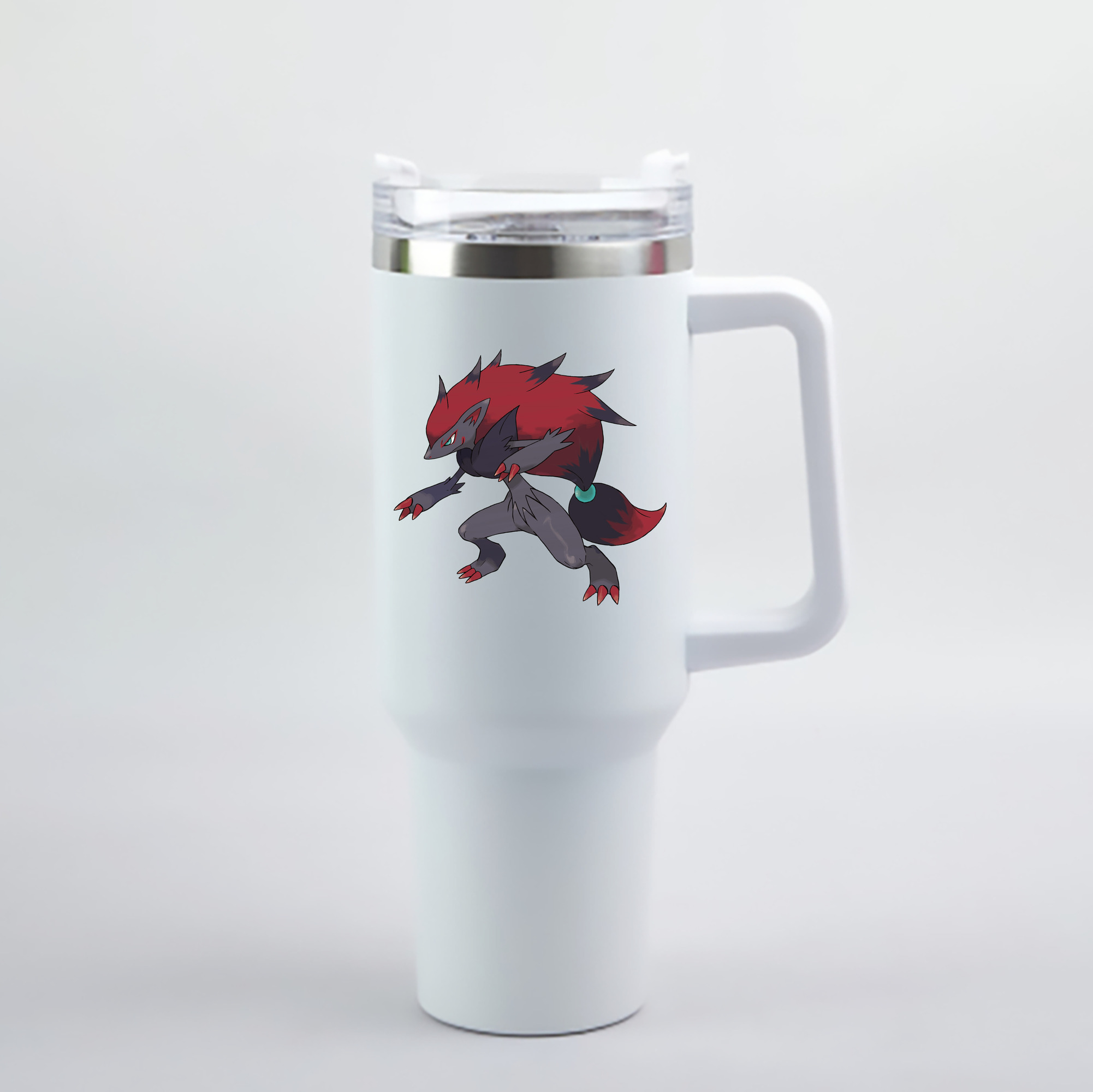 （画像用） ポケットモンスター Pokémon 1200mL車用タンブラー - クリスタルステッカー（プラスチックストロー付き）