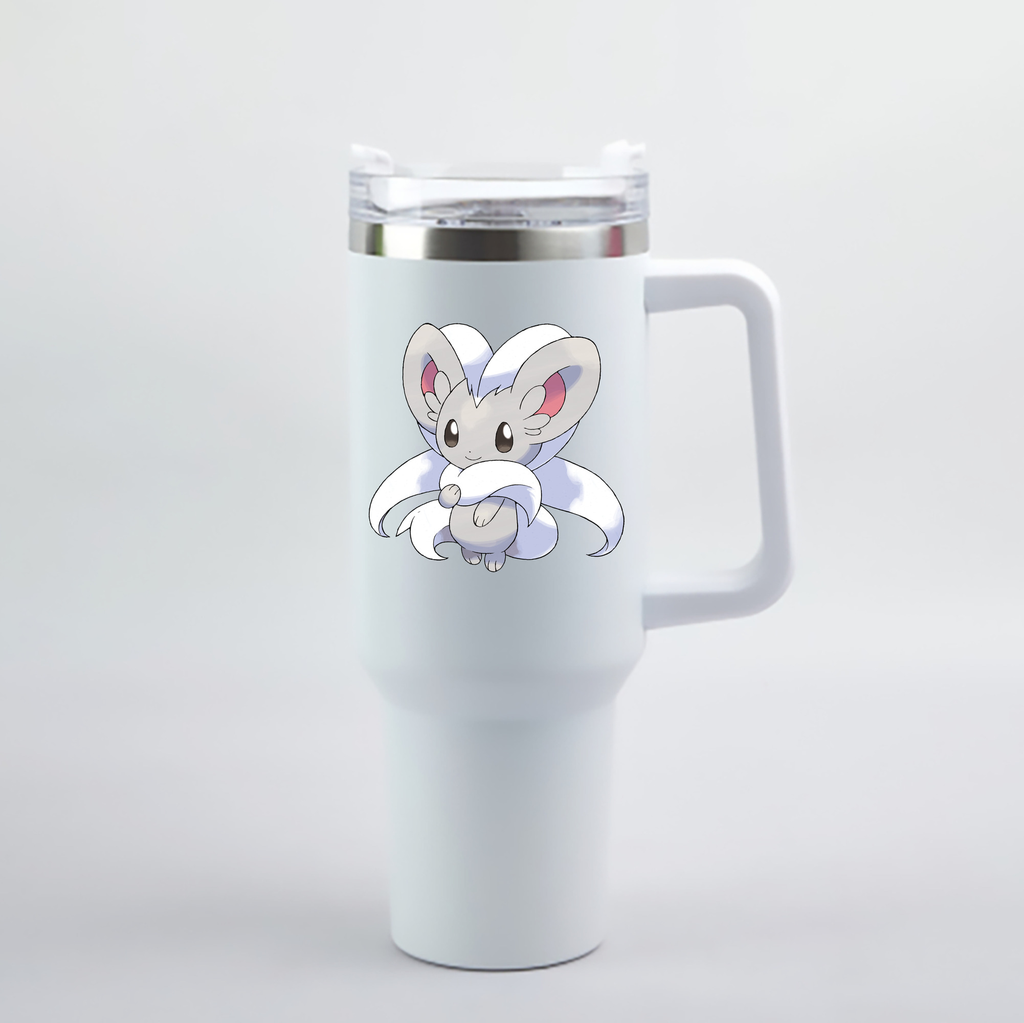 （画像用） ポケットモンスター Pokémon 1200mL車用タンブラー - クリスタルステッカー（プラスチックストロー付き）