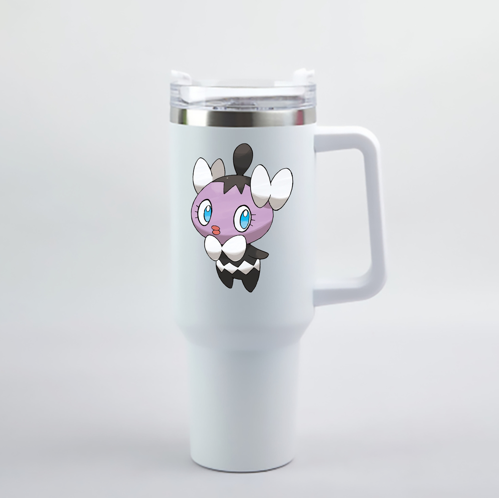 （画像用） ポケットモンスター Pokémon 1200mL車用タンブラー - クリスタルステッカー（プラスチックストロー付き）