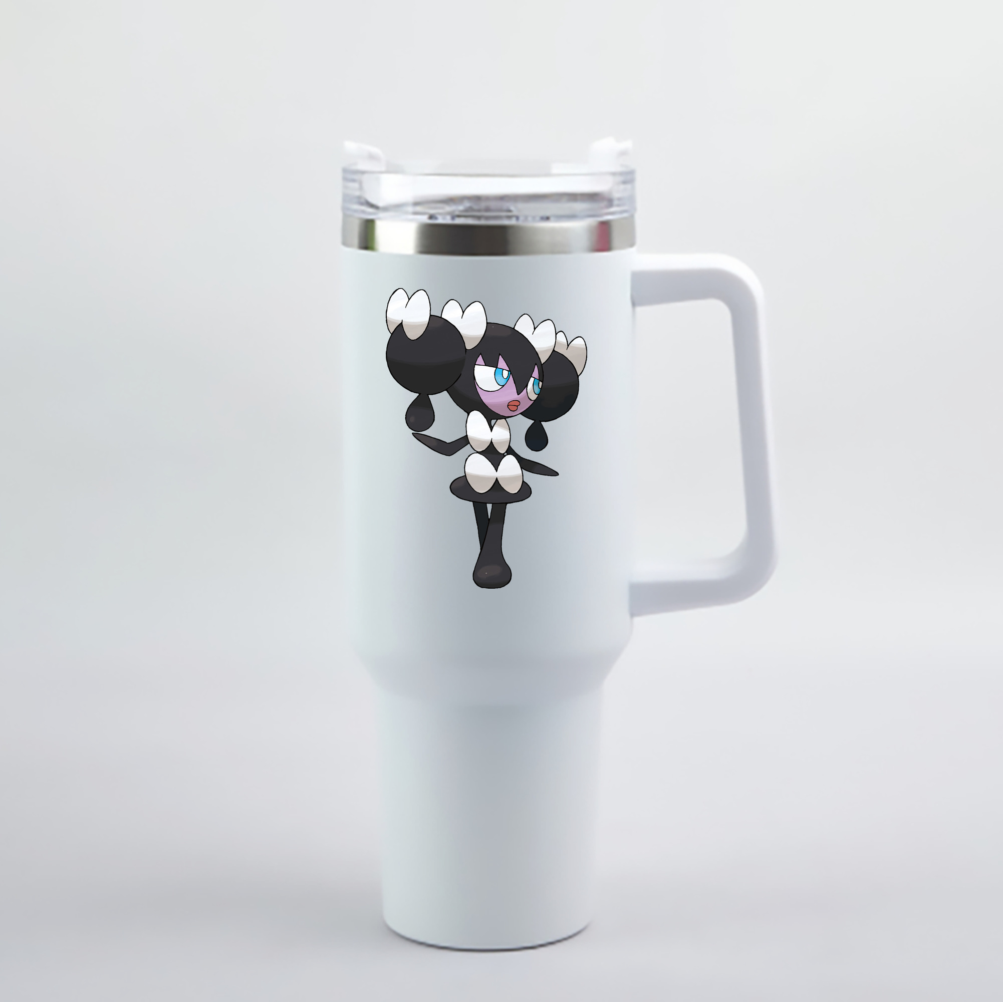 （画像用） ポケットモンスター Pokémon 1200mL車用タンブラー - クリスタルステッカー（プラスチックストロー付き）