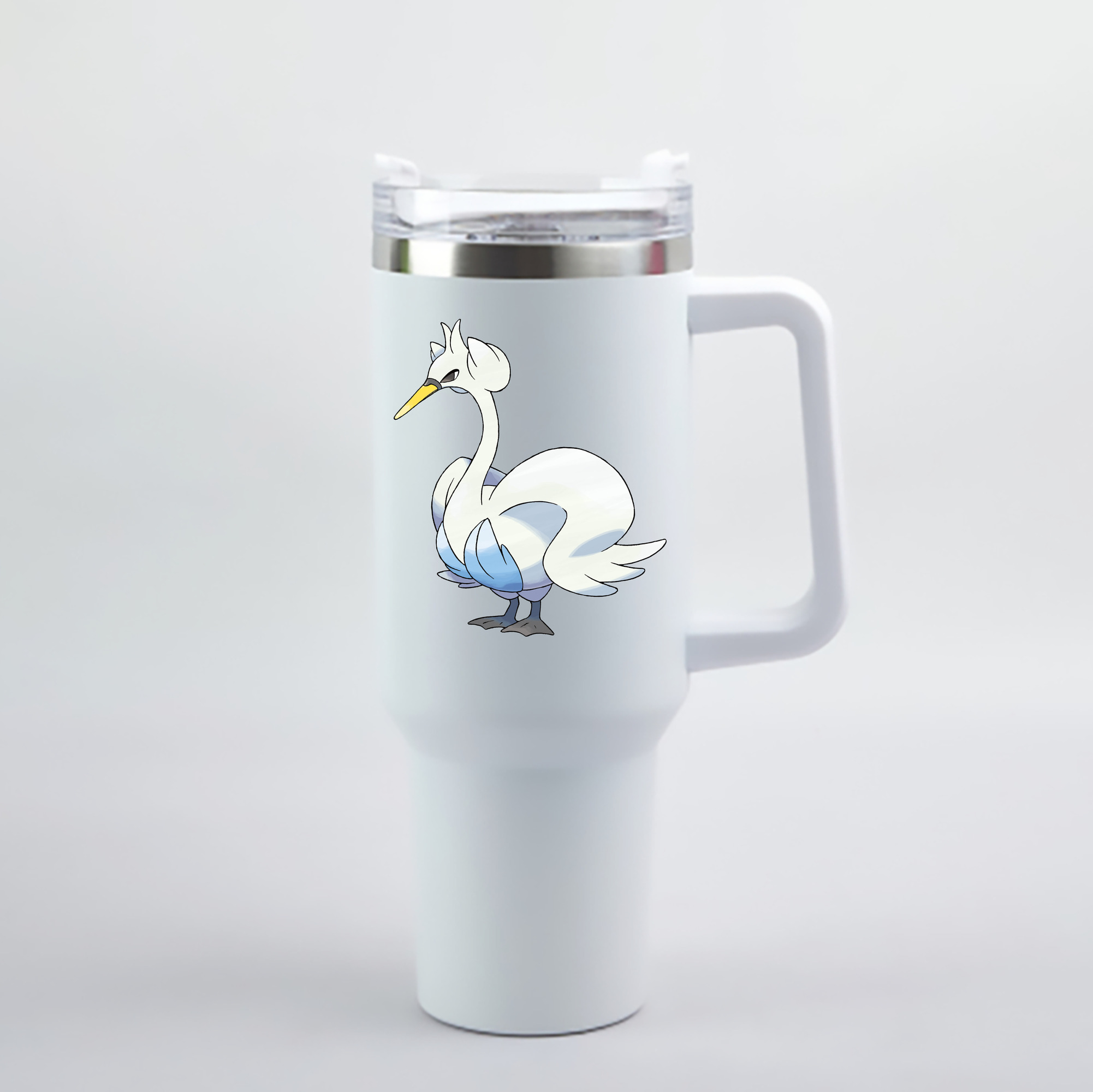 （画像用） ポケットモンスター Pokémon 1200mL車用タンブラー - クリスタルステッカー（プラスチックストロー付き）