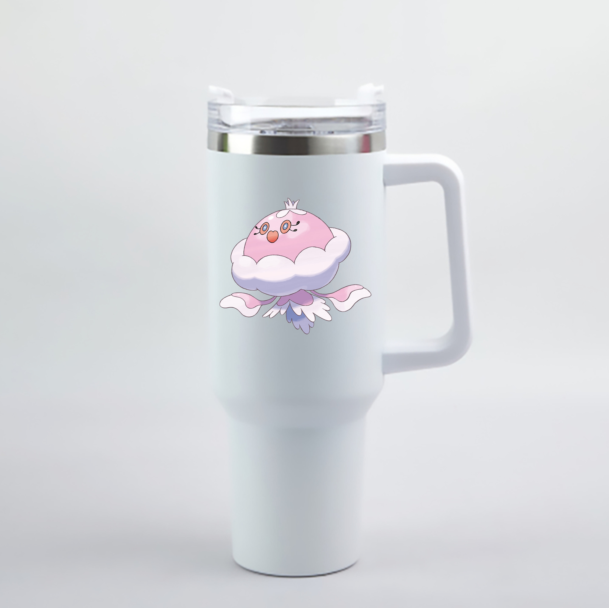 （画像用） ポケットモンスター Pokémon 1200mL車用タンブラー - クリスタルステッカー（プラスチックストロー付き）