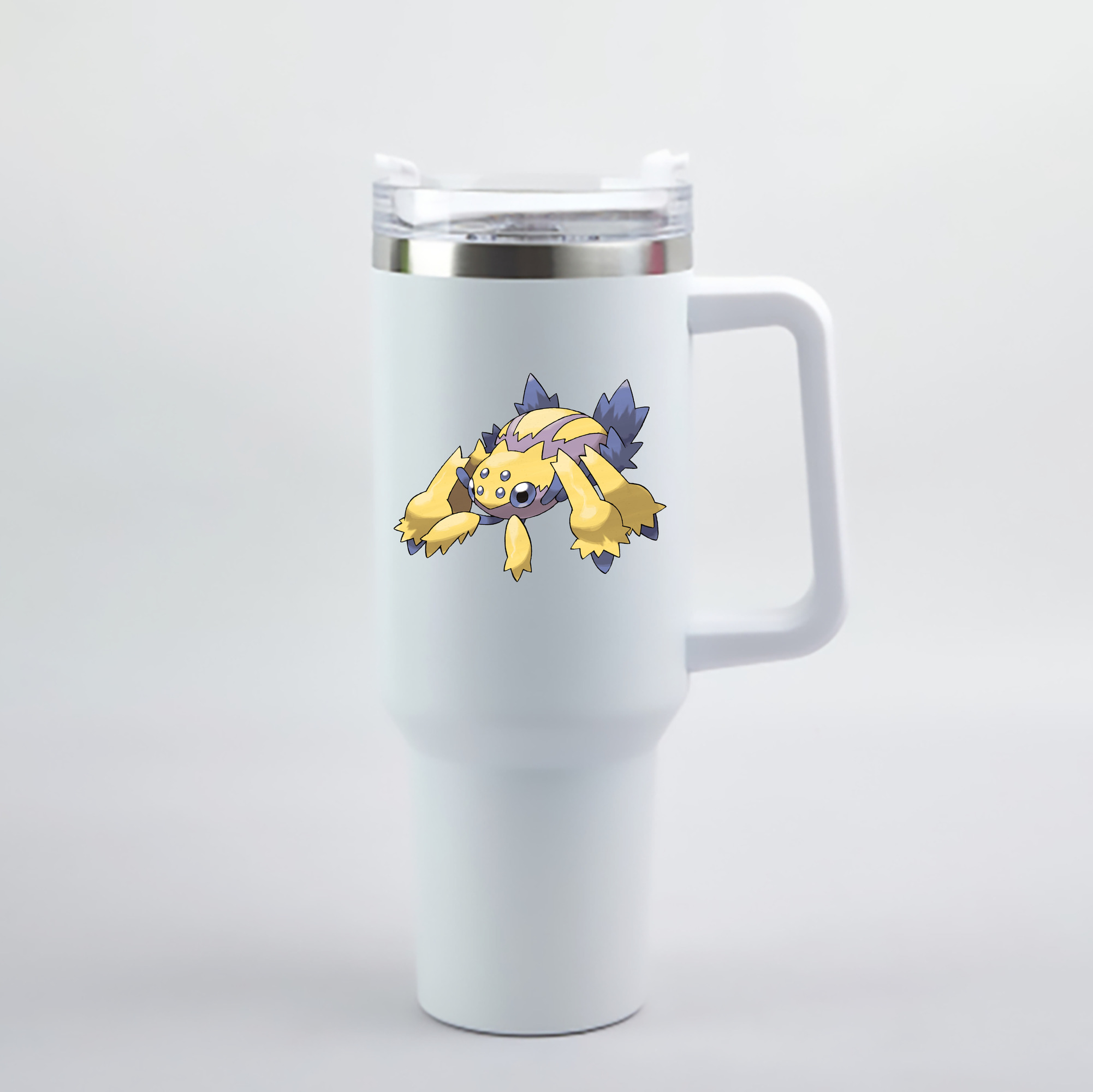 （画像用） ポケットモンスター Pokémon 1200mL車用タンブラー - クリスタルステッカー（プラスチックストロー付き）