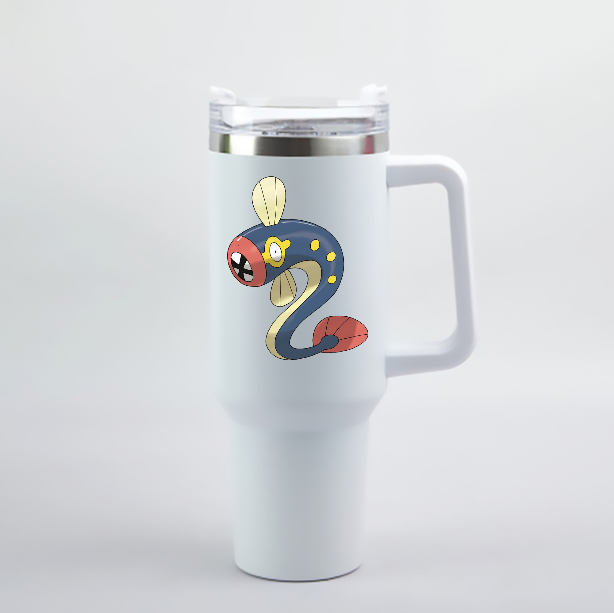 （画像用） ポケットモンスター Pokémon 1200mL車用タンブラー - クリスタルステッカー（プラスチックストロー付き）