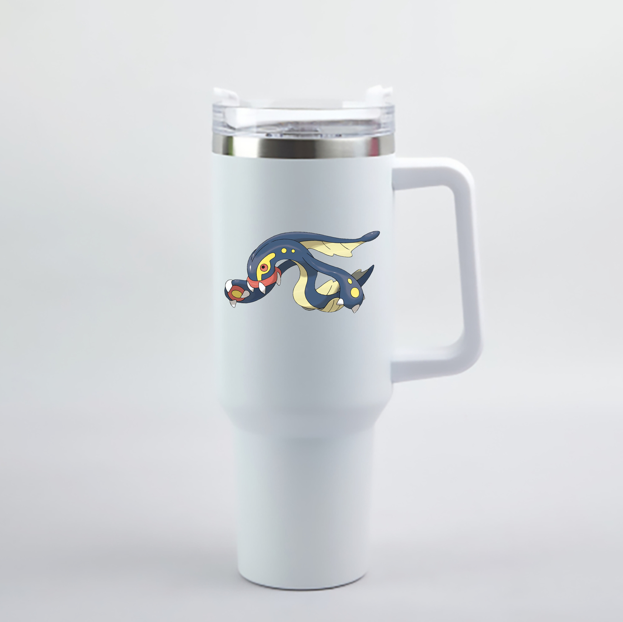 （画像用） ポケットモンスター Pokémon 1200mL車用タンブラー - クリスタルステッカー（プラスチックストロー付き）