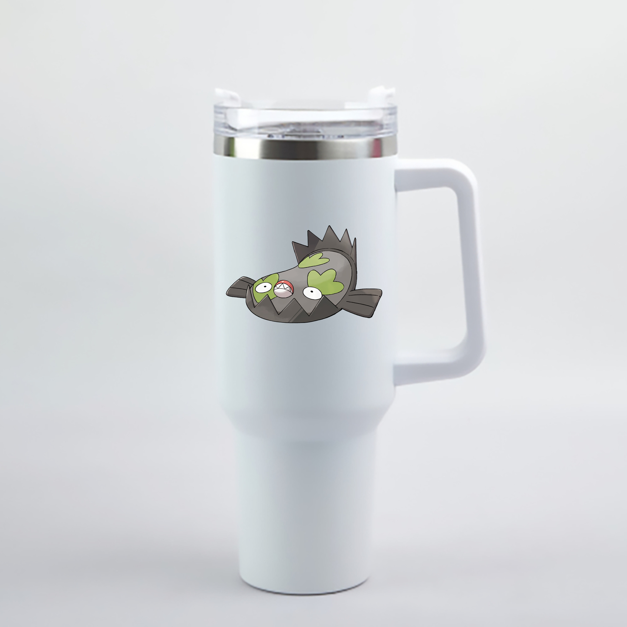 （画像用） ポケットモンスター Pokémon 1200mL車用タンブラー - クリスタルステッカー（プラスチックストロー付き）
