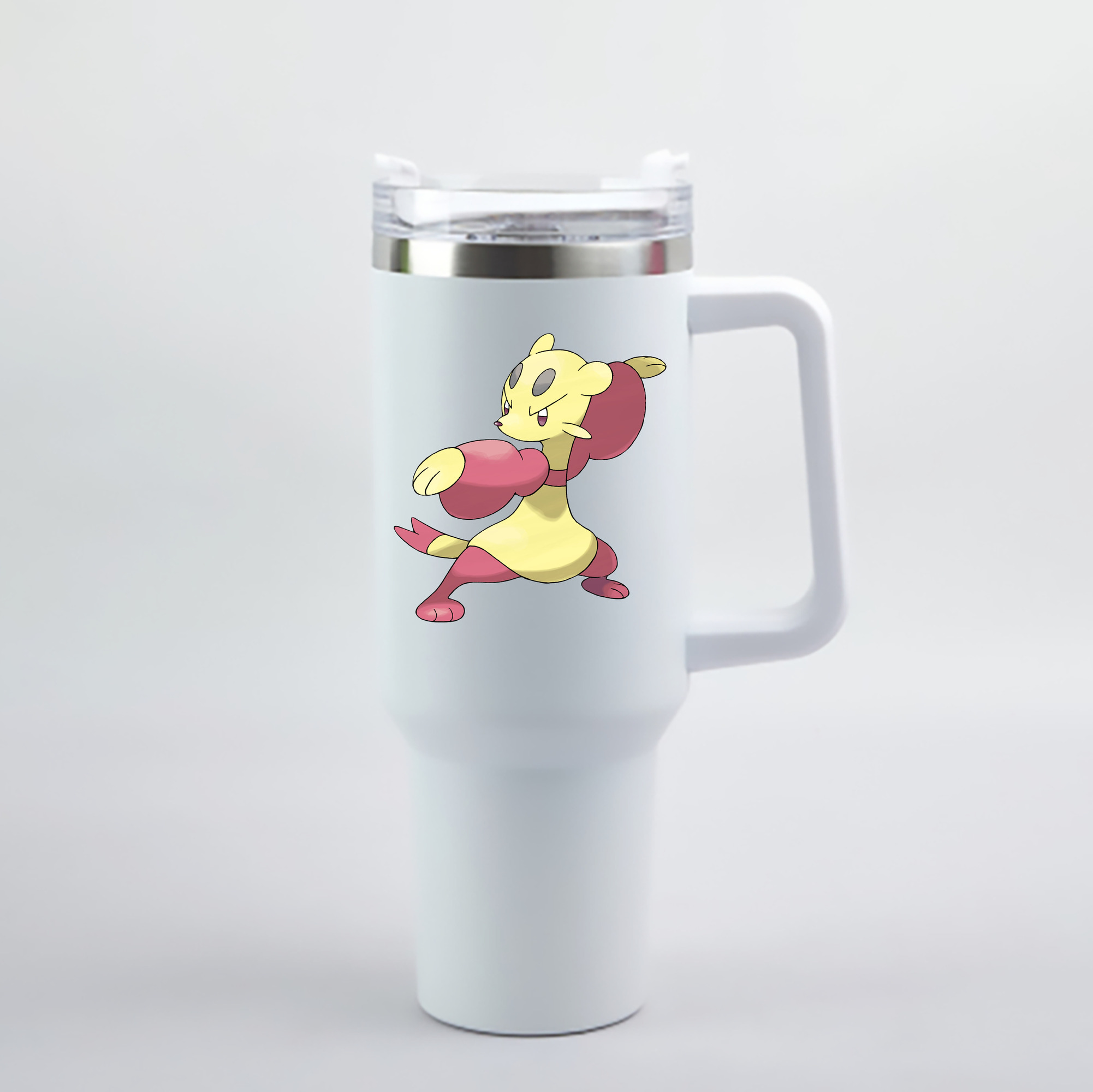 （画像用） ポケットモンスター Pokémon 1200mL車用タンブラー - クリスタルステッカー（プラスチックストロー付き）
