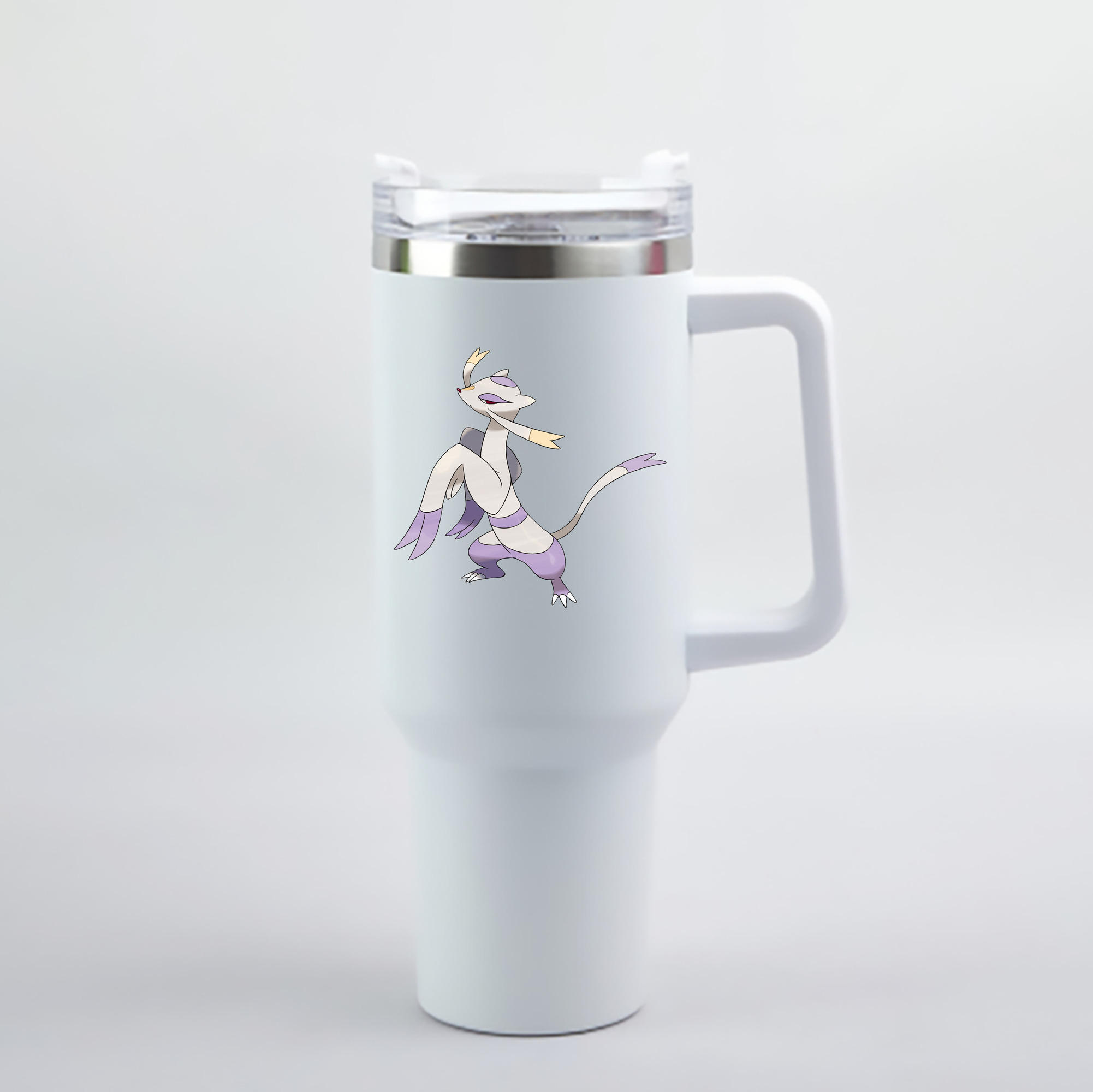 （画像用） ポケットモンスター Pokémon 1200mL車用タンブラー - クリスタルステッカー（プラスチックストロー付き）