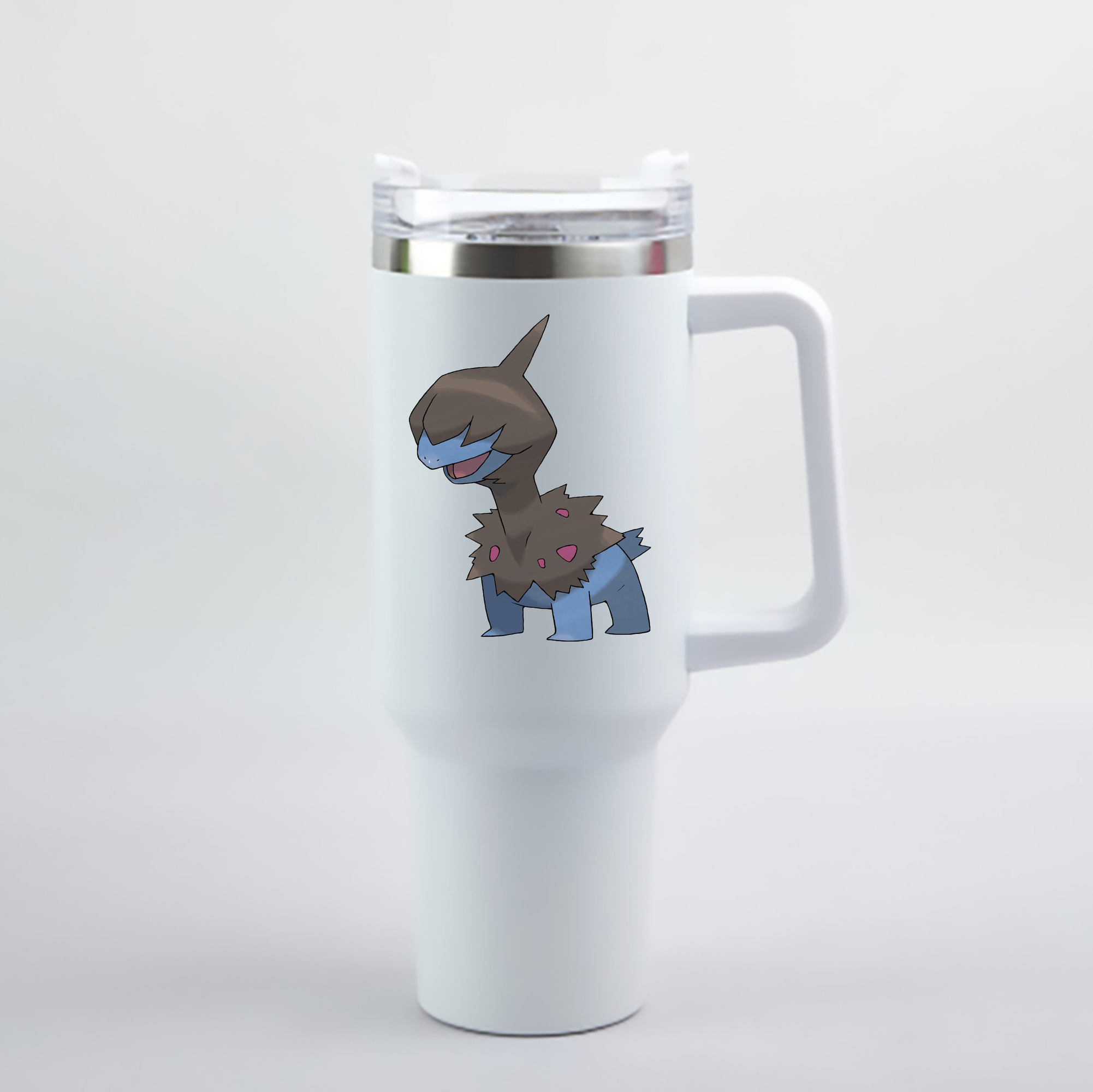 （画像用） ポケットモンスター Pokémon 1200mL車用タンブラー - クリスタルステッカー（プラスチックストロー付き）