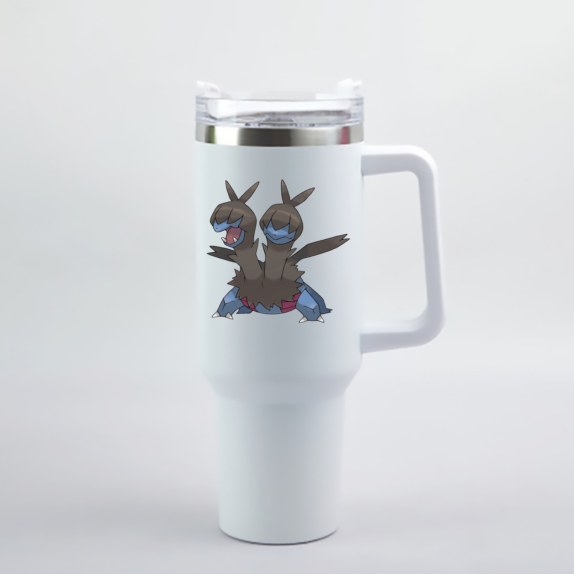 （画像用） ポケットモンスター Pokémon 1200mL車用タンブラー - クリスタルステッカー（プラスチックストロー付き）