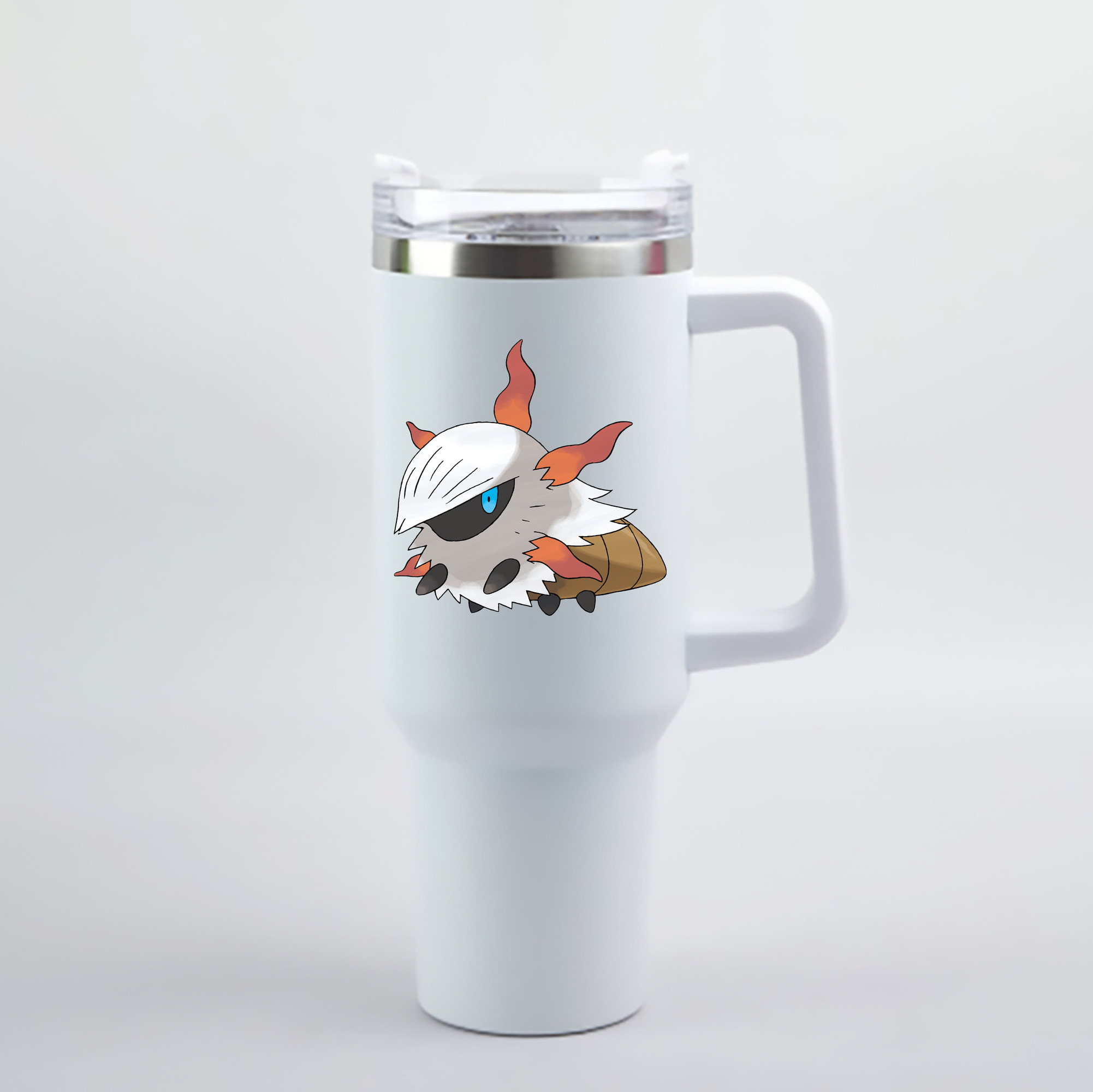（画像用） ポケットモンスター Pokémon 1200mL車用タンブラー - クリスタルステッカー（プラスチックストロー付き）