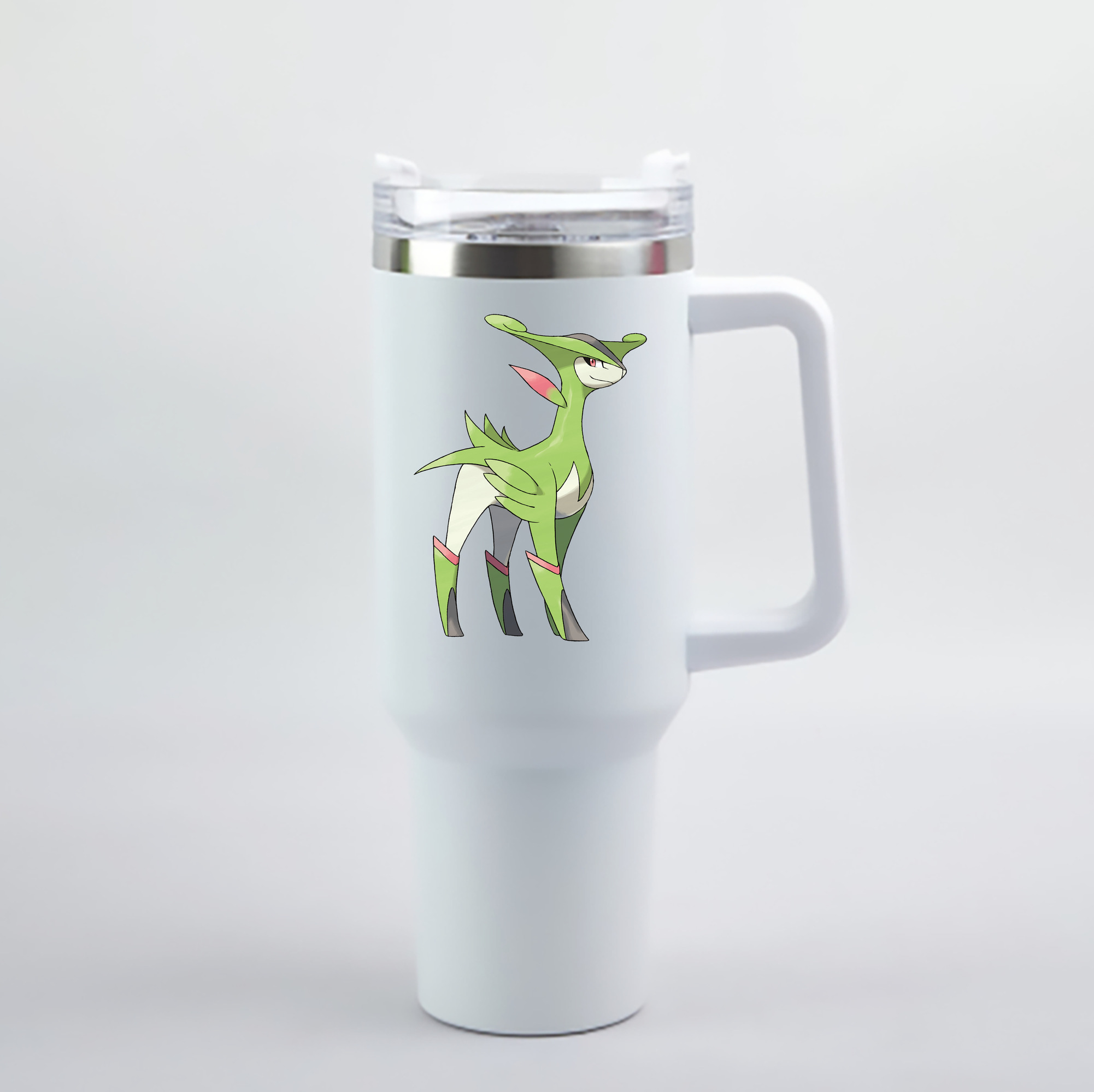 （画像用） ポケットモンスター Pokémon 1200mL車用タンブラー - クリスタルステッカー（プラスチックストロー付き）
