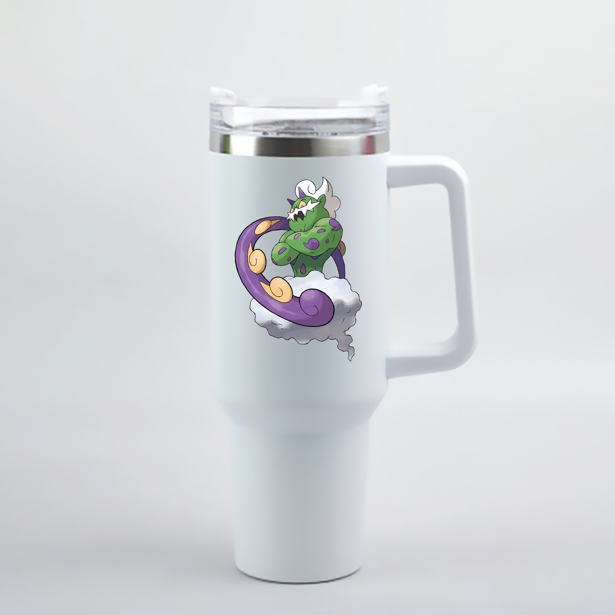 （画像用） ポケットモンスター Pokémon 1200mL車用タンブラー - クリスタルステッカー（プラスチックストロー付き）