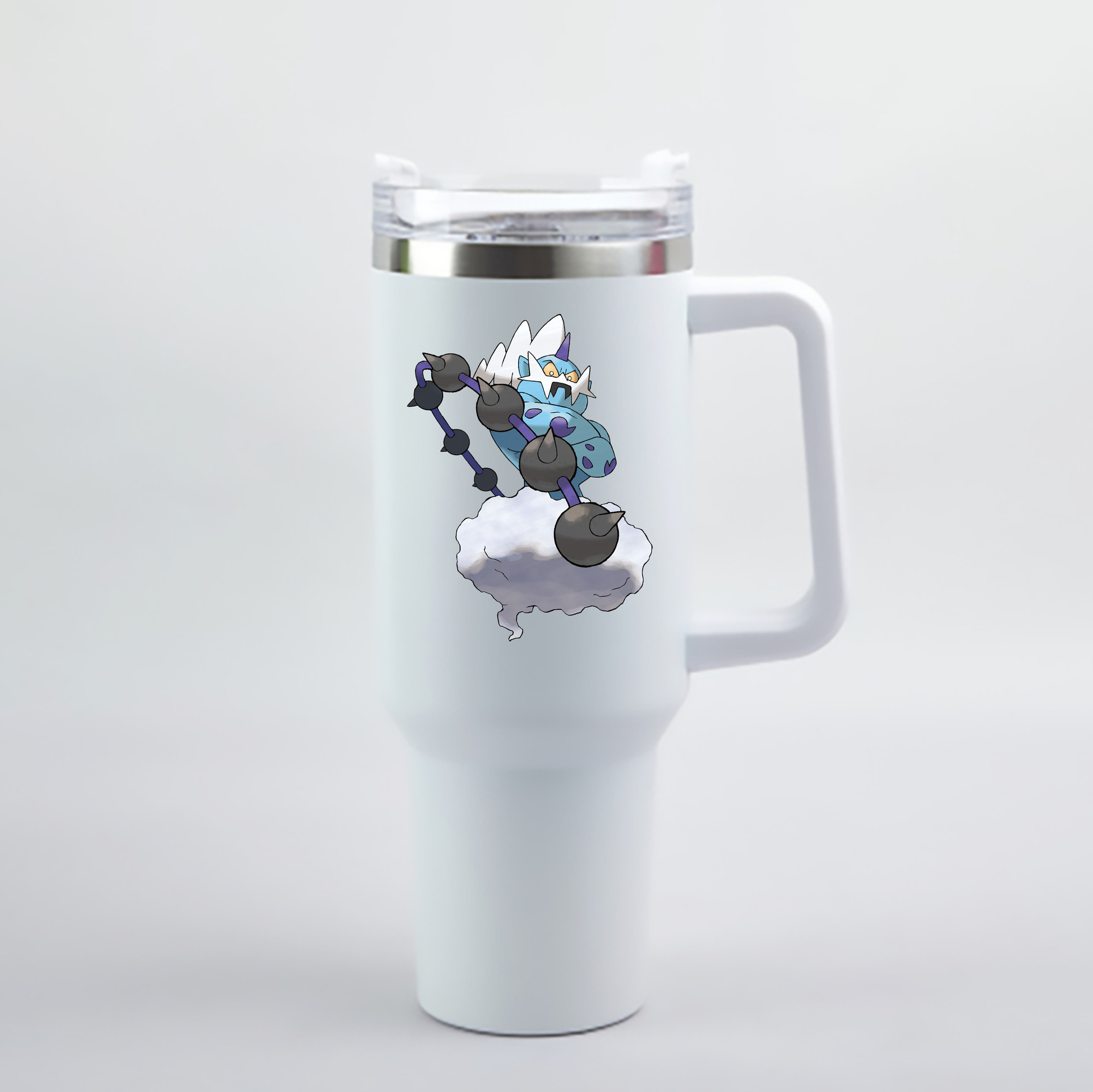 （画像用） ポケットモンスター Pokémon 1200mL車用タンブラー - クリスタルステッカー（プラスチックストロー付き）