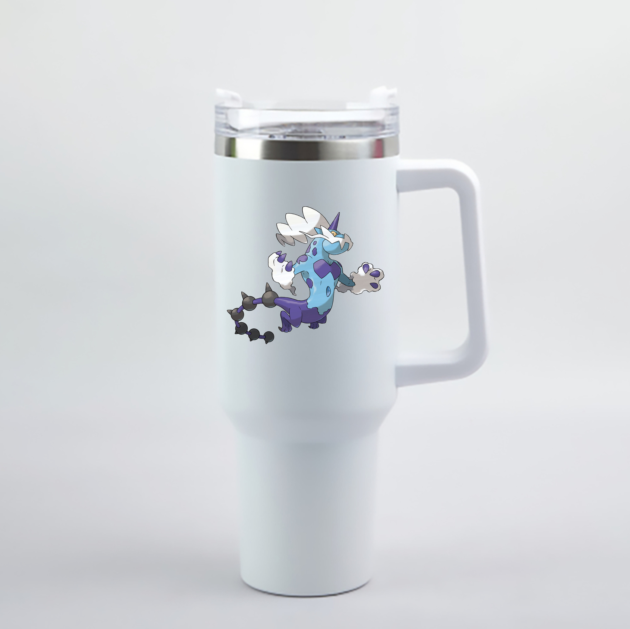 （画像用） ポケットモンスター Pokémon 1200mL車用タンブラー - クリスタルステッカー（プラスチックストロー付き）
