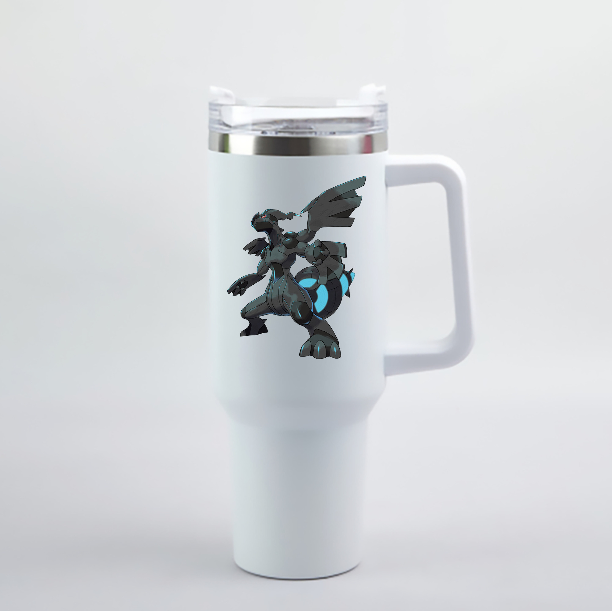 （画像用） ポケットモンスター Pokémon 1200mL車用タンブラー - クリスタルステッカー（プラスチックストロー付き）