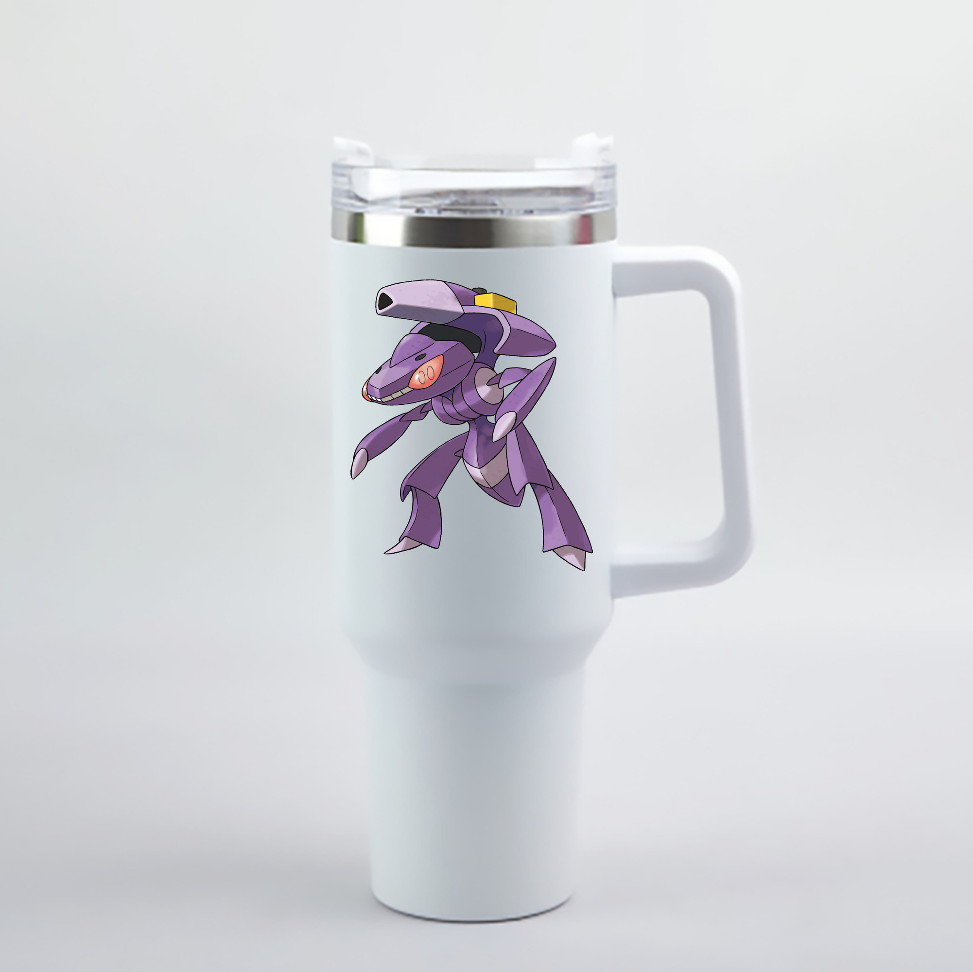 （画像用） ポケットモンスター Pokémon 1200mL車用タンブラー - クリスタルステッカー（プラスチックストロー付き）
