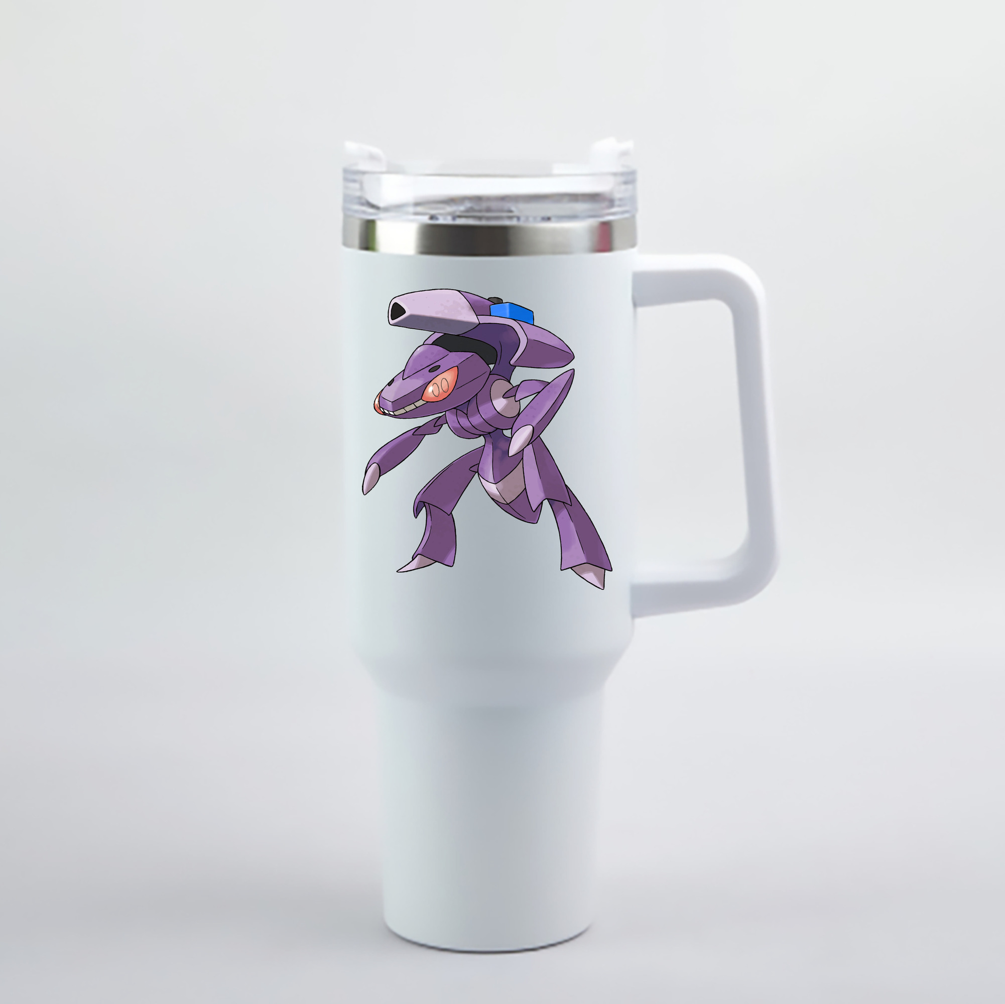 （画像用） ポケットモンスター Pokémon 1200mL車用タンブラー - クリスタルステッカー（プラスチックストロー付き）