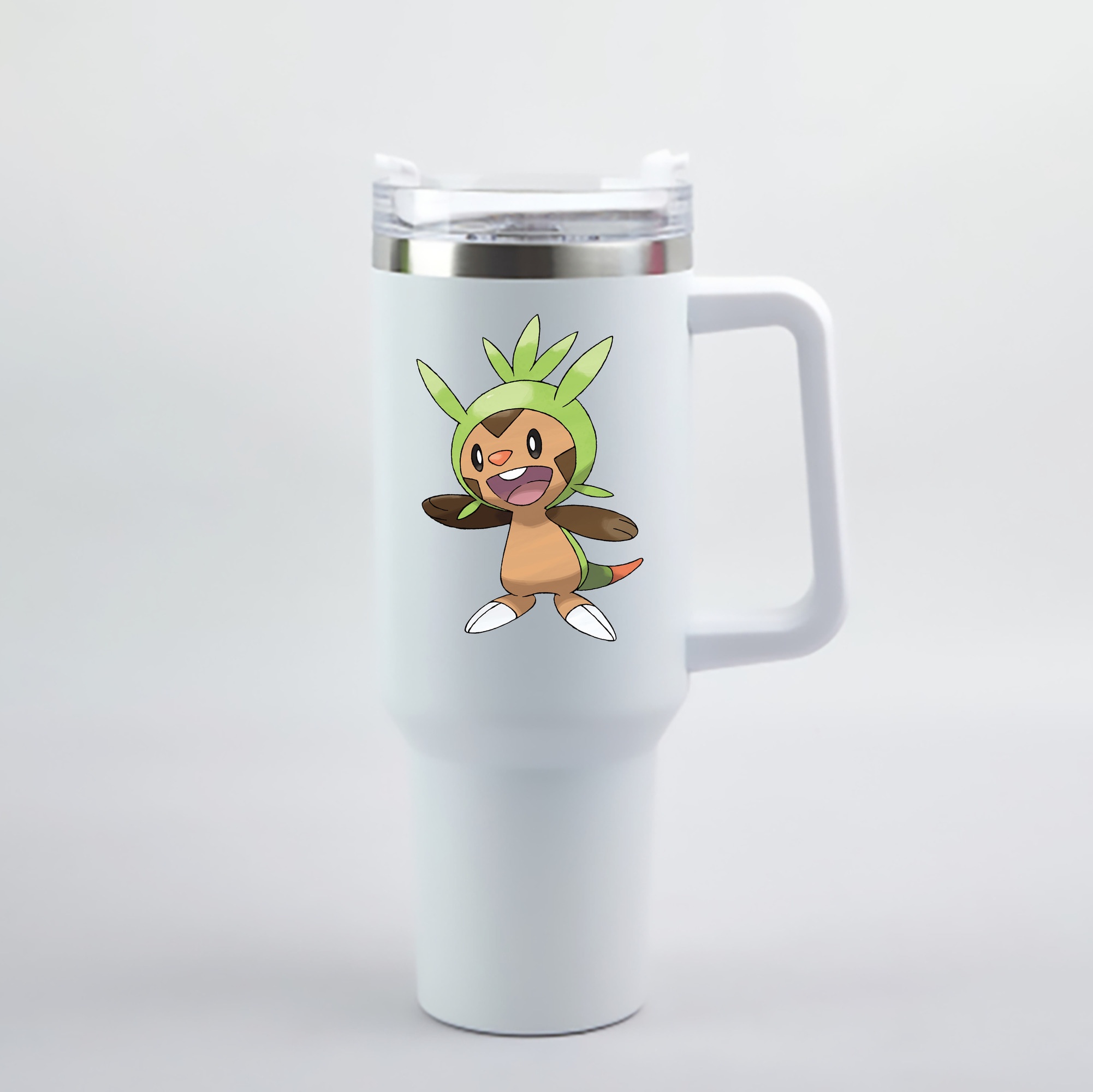 （画像用） ポケットモンスター Pokémon 1200mL車用タンブラー - クリスタルステッカー（プラスチックストロー付き）