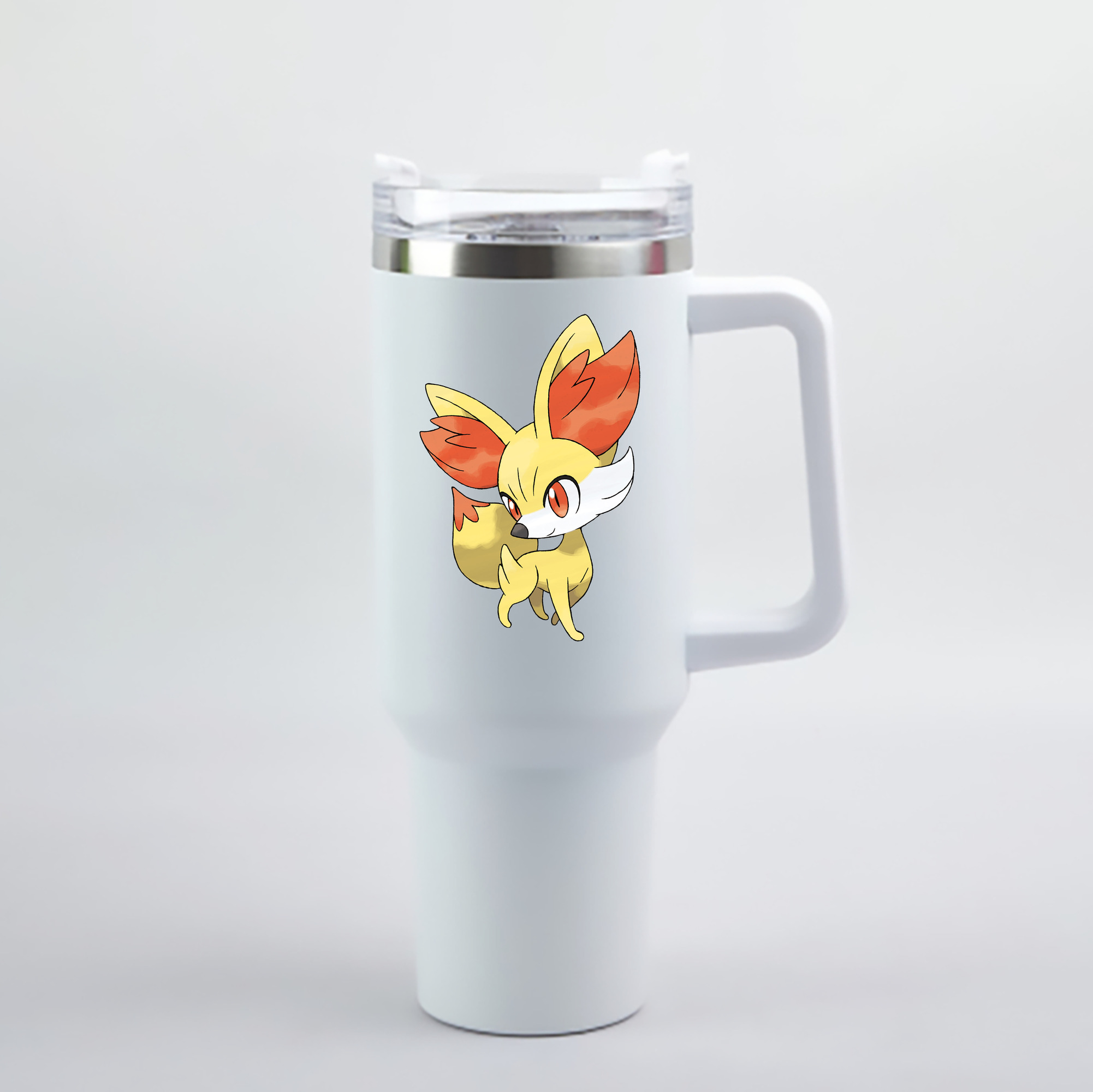 （画像用） ポケットモンスター Pokémon 1200mL車用タンブラー - クリスタルステッカー（プラスチックストロー付き）