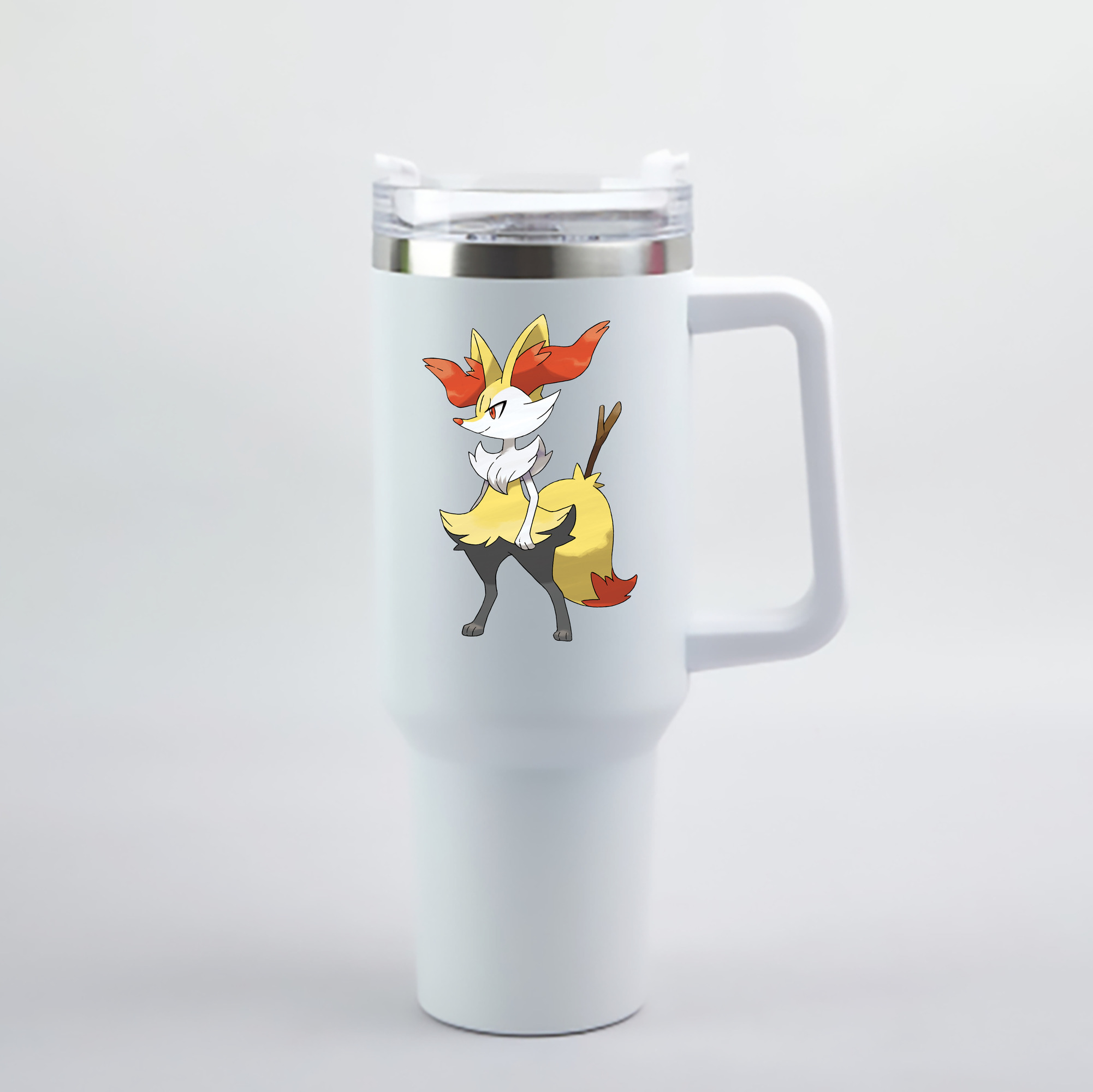 （画像用） ポケットモンスター Pokémon 1200mL車用タンブラー - クリスタルステッカー（プラスチックストロー付き）