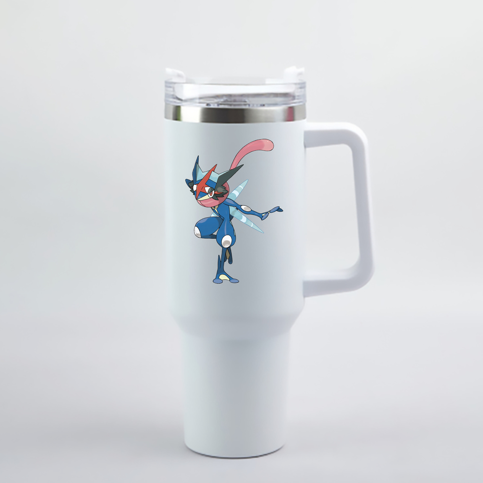 （画像用） ポケットモンスター Pokémon 1200mL車用タンブラー - クリスタルステッカー（プラスチックストロー付き）