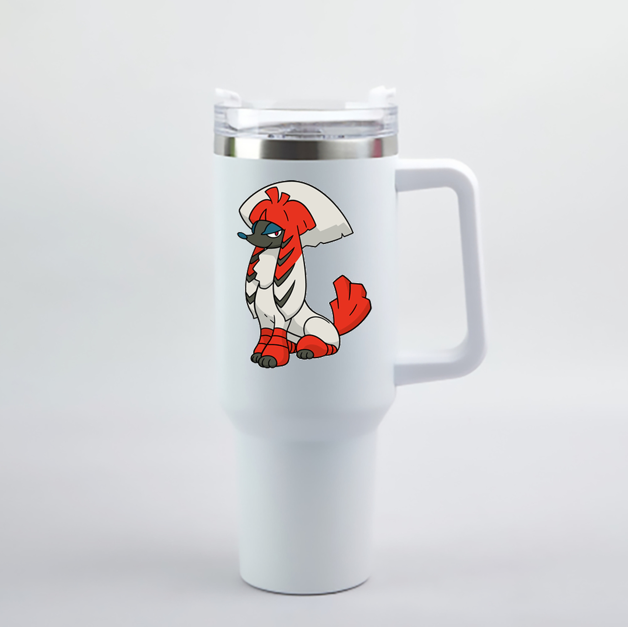 （画像用） ポケットモンスター Pokémon 1200mL車用タンブラー - クリスタルステッカー（プラスチックストロー付き）