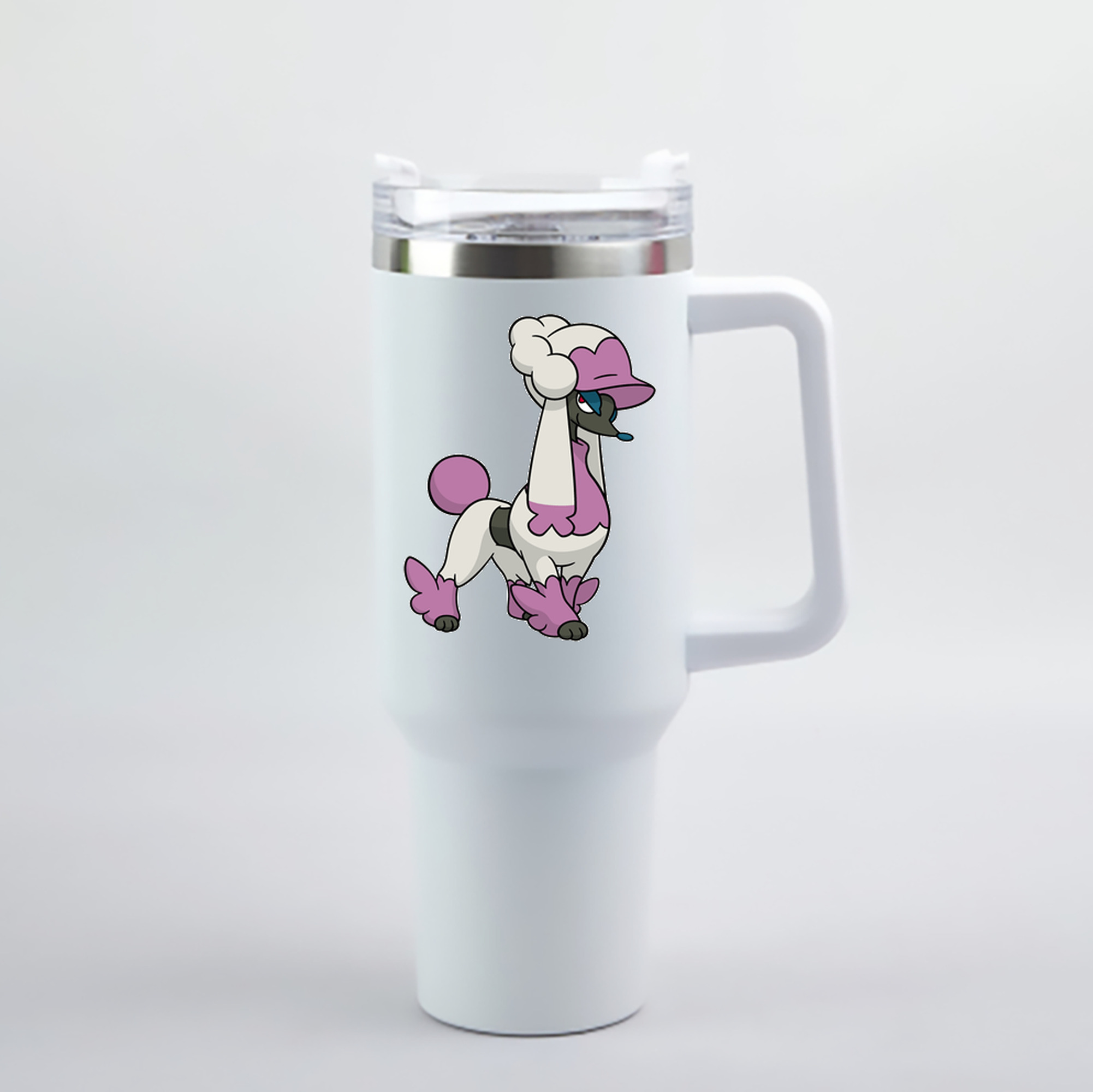 （画像用） ポケットモンスター Pokémon 1200mL車用タンブラー - クリスタルステッカー（プラスチックストロー付き）