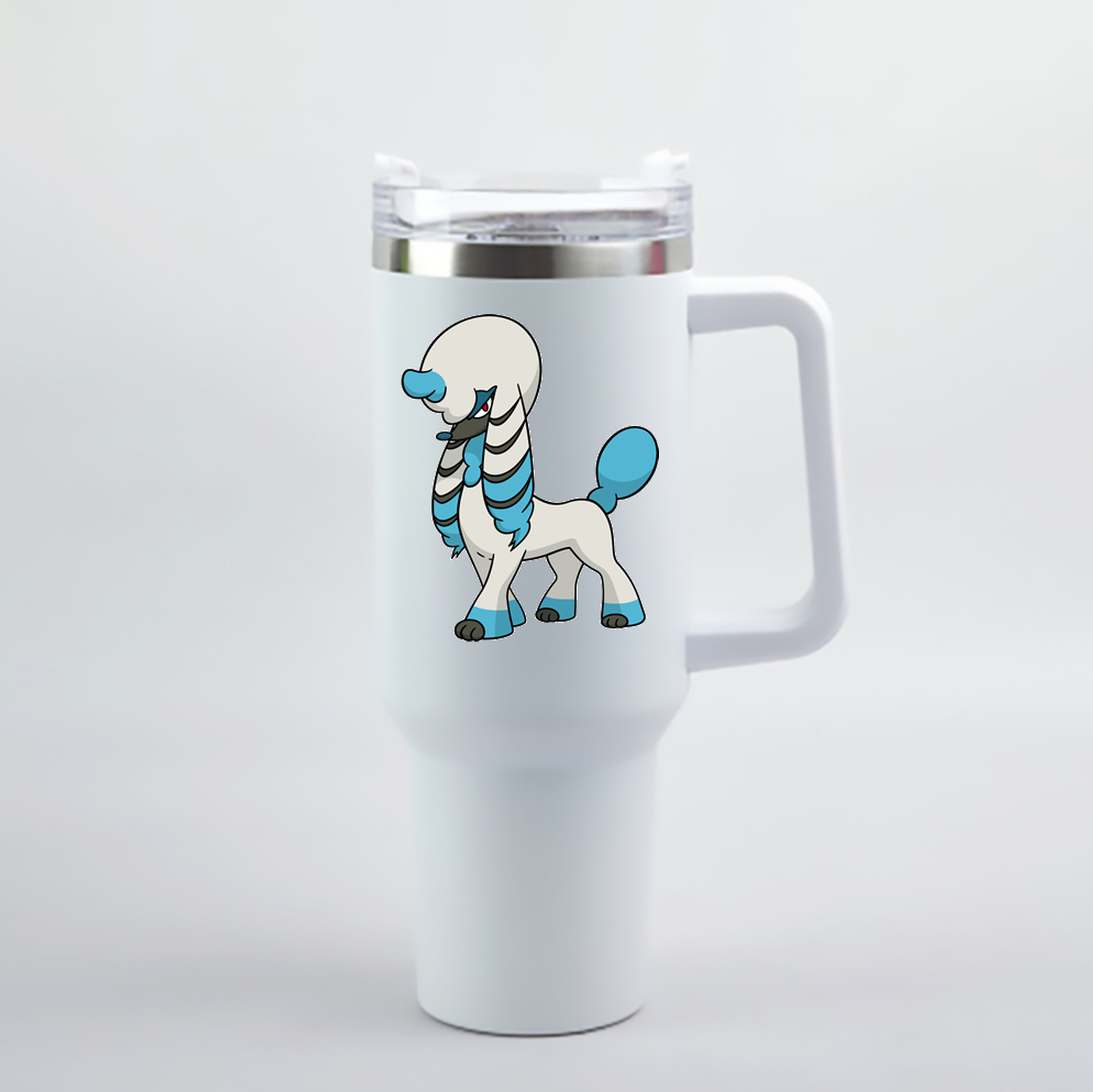 （画像用） ポケットモンスター Pokémon 1200mL車用タンブラー - クリスタルステッカー（プラスチックストロー付き）