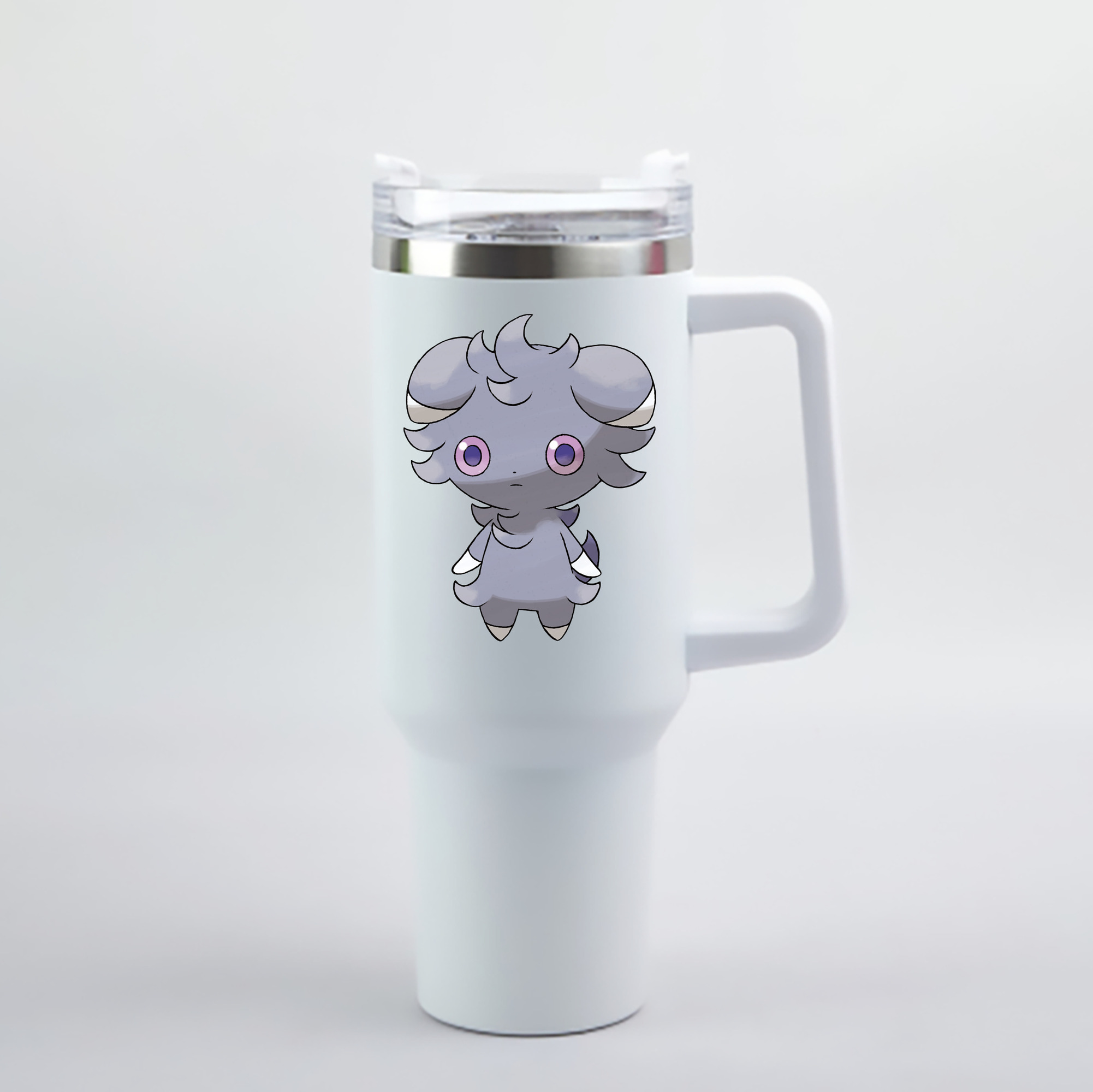 （画像用） ポケットモンスター Pokémon 1200mL車用タンブラー - クリスタルステッカー（プラスチックストロー付き）
