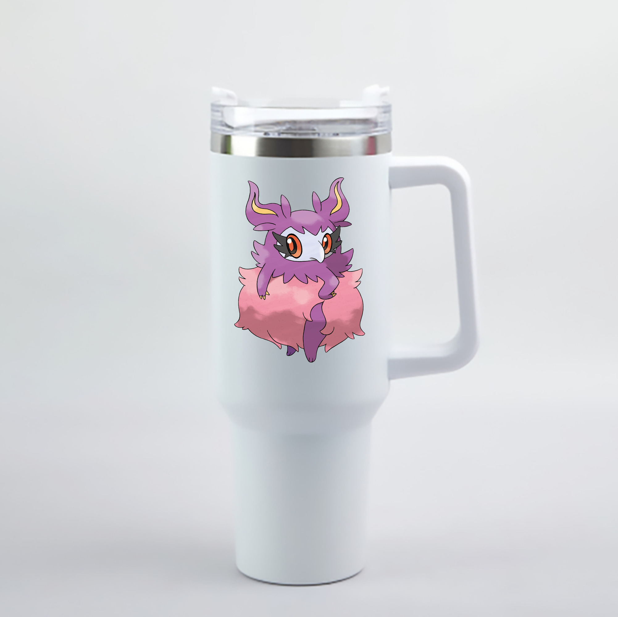 （画像用） ポケットモンスター Pokémon 1200mL車用タンブラー - クリスタルステッカー（プラスチックストロー付き）