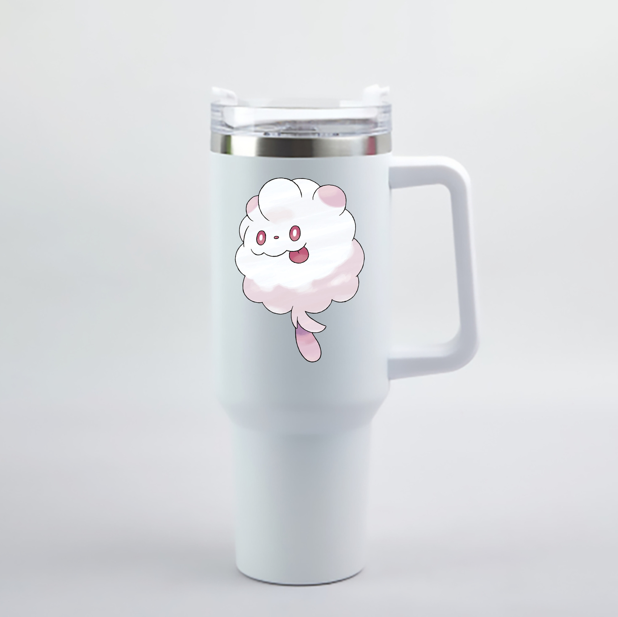 （画像用） ポケットモンスター Pokémon 1200mL車用タンブラー - クリスタルステッカー（プラスチックストロー付き）