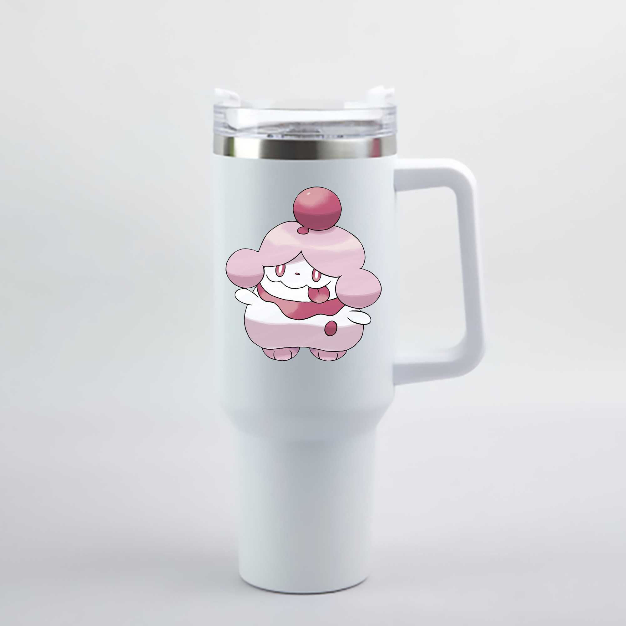（画像用） ポケットモンスター Pokémon 1200mL車用タンブラー - クリスタルステッカー（プラスチックストロー付き）