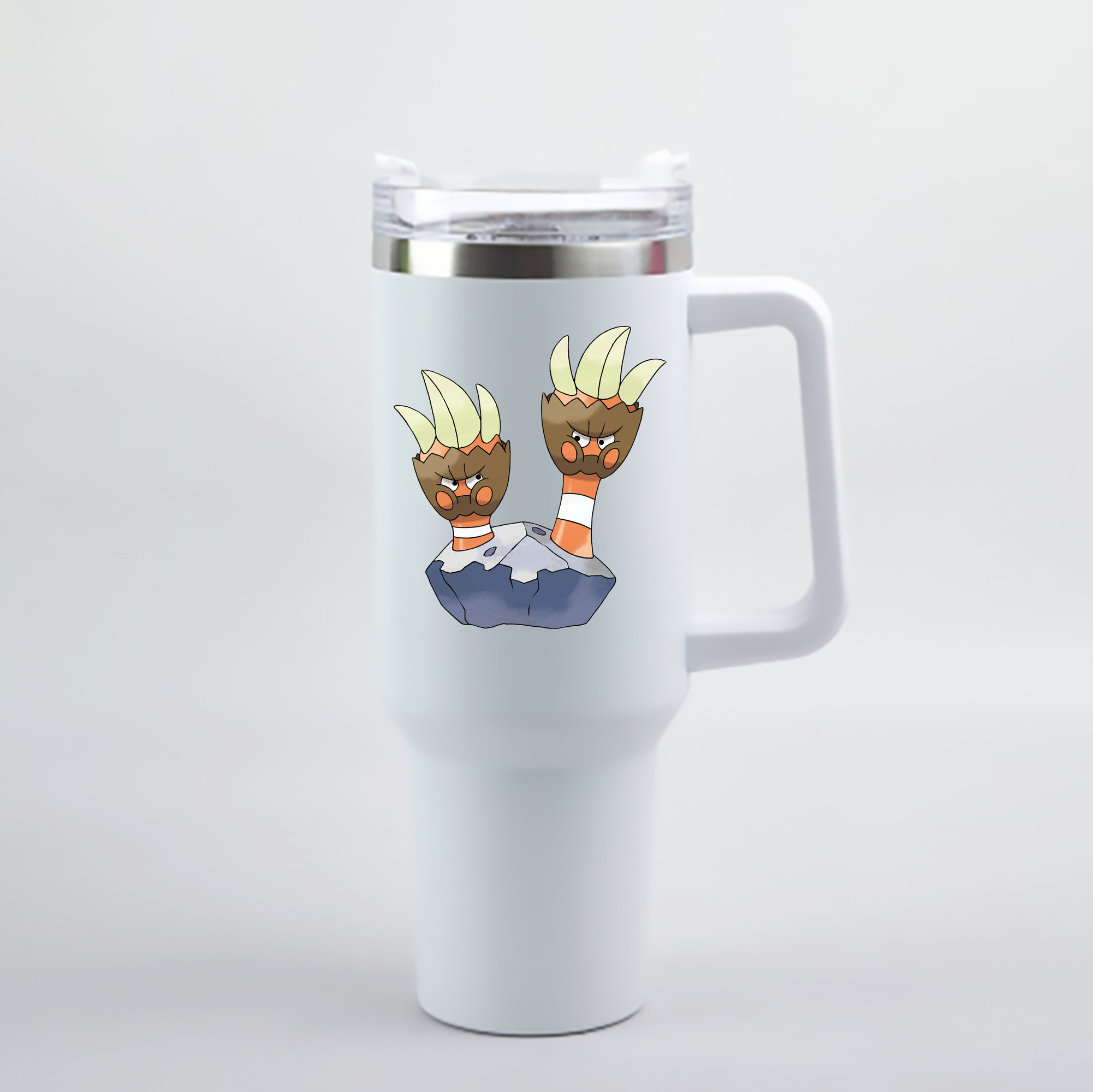 （画像用） ポケットモンスター Pokémon 1200mL車用タンブラー - クリスタルステッカー（プラスチックストロー付き）