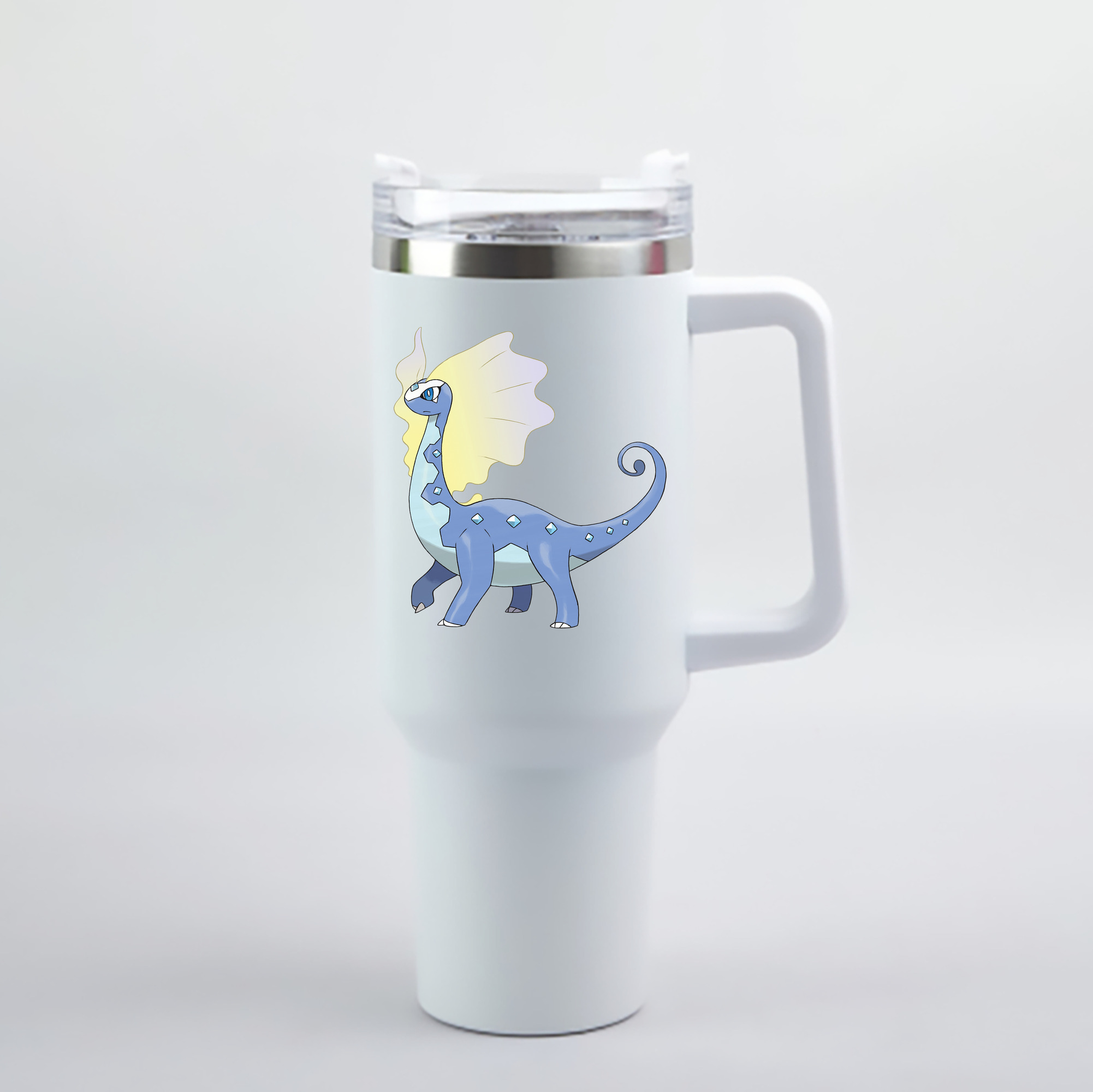 （画像用） ポケットモンスター Pokémon 1200mL車用タンブラー - クリスタルステッカー（プラスチックストロー付き）