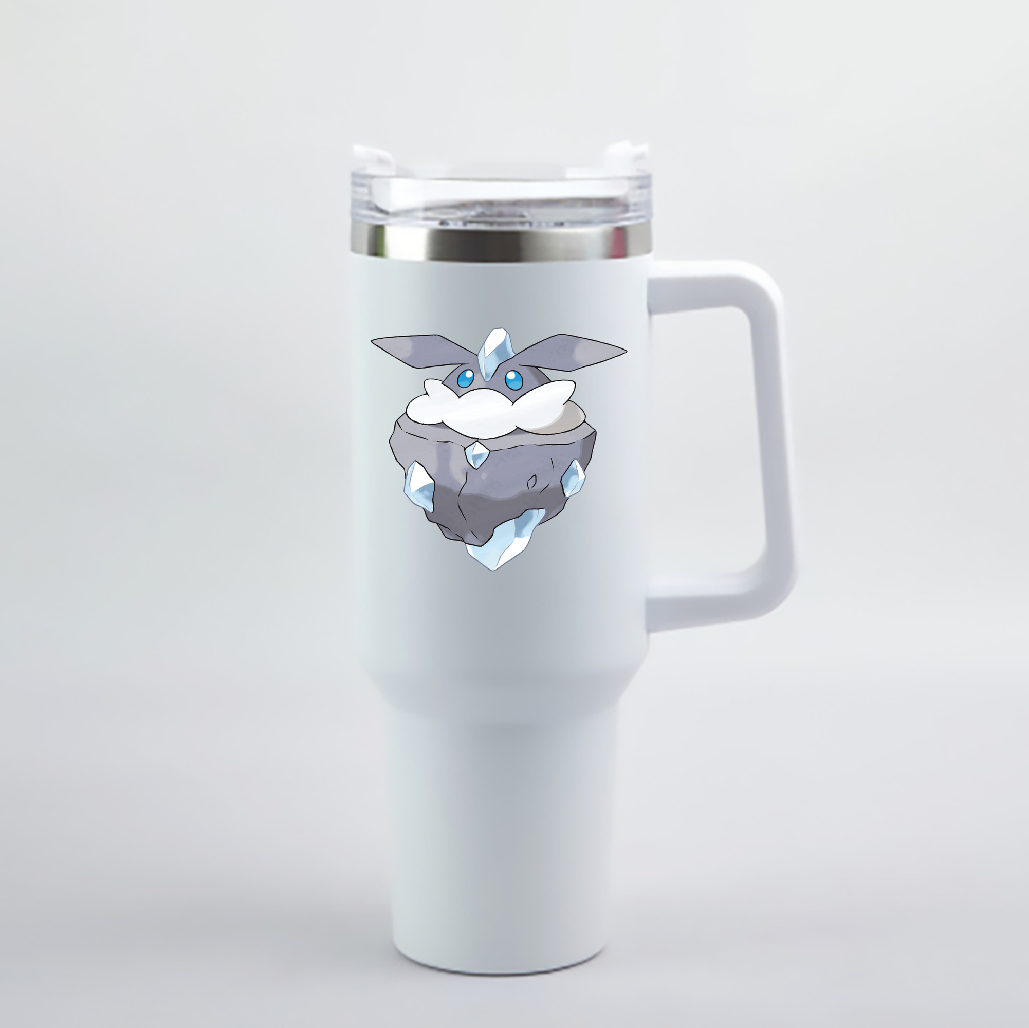 （画像用） ポケットモンスター Pokémon 1200mL車用タンブラー - クリスタルステッカー（プラスチックストロー付き）