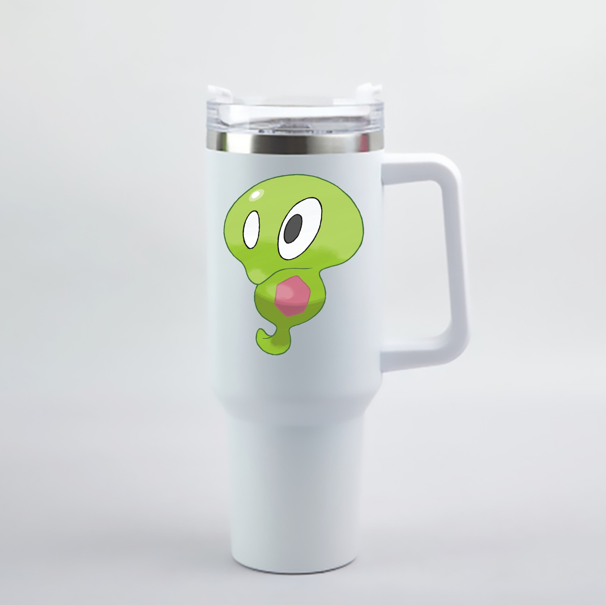 （画像用） ポケットモンスター Pokémon 1200mL車用タンブラー - クリスタルステッカー（プラスチックストロー付き）