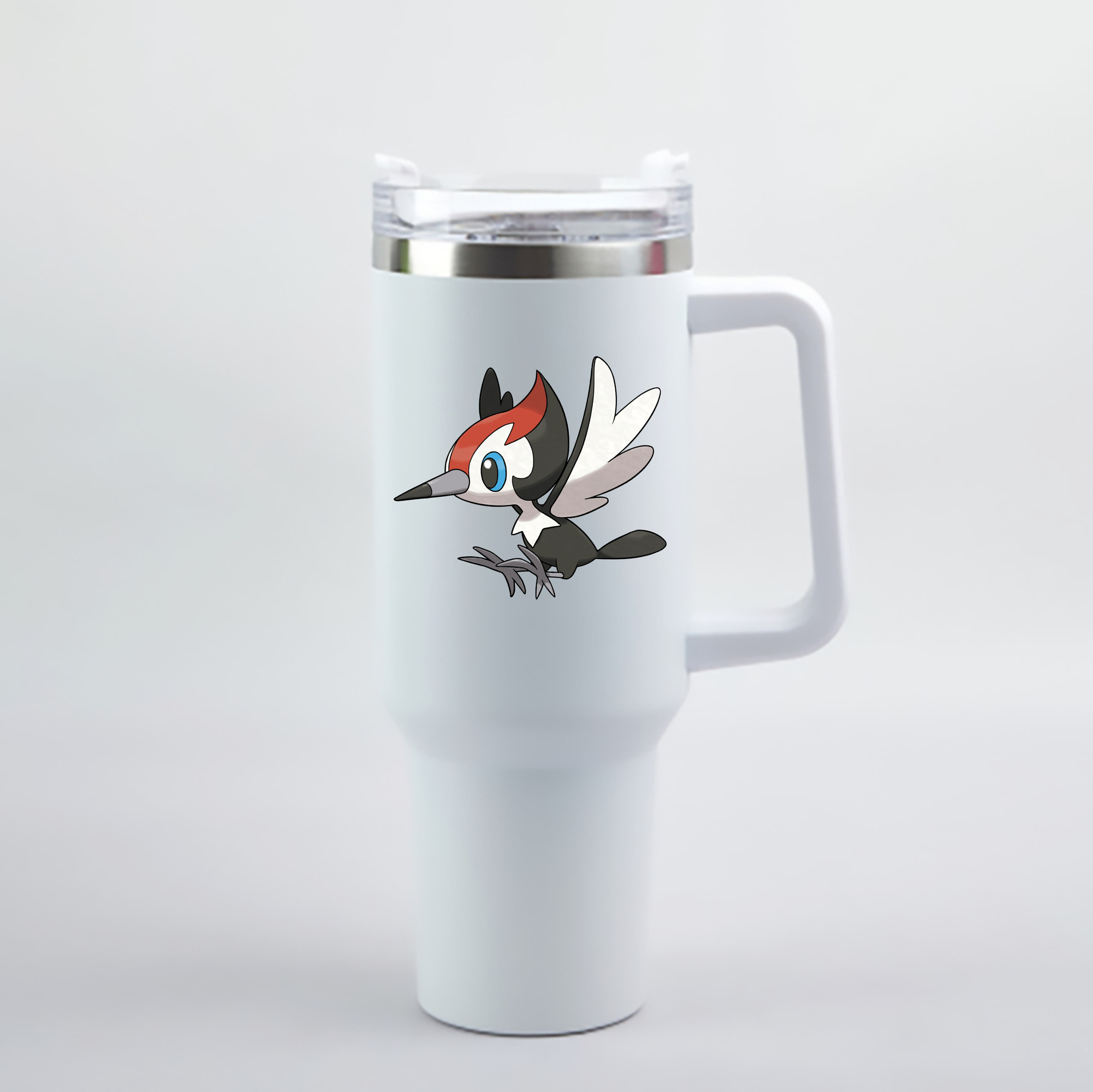 （画像用） ポケットモンスター Pokémon 1200mL車用タンブラー - クリスタルステッカー（プラスチックストロー付き）