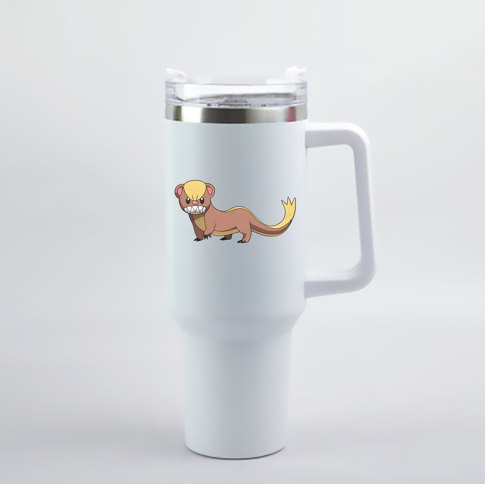 （画像用） ポケットモンスター Pokémon 1200mL車用タンブラー - クリスタルステッカー（プラスチックストロー付き）